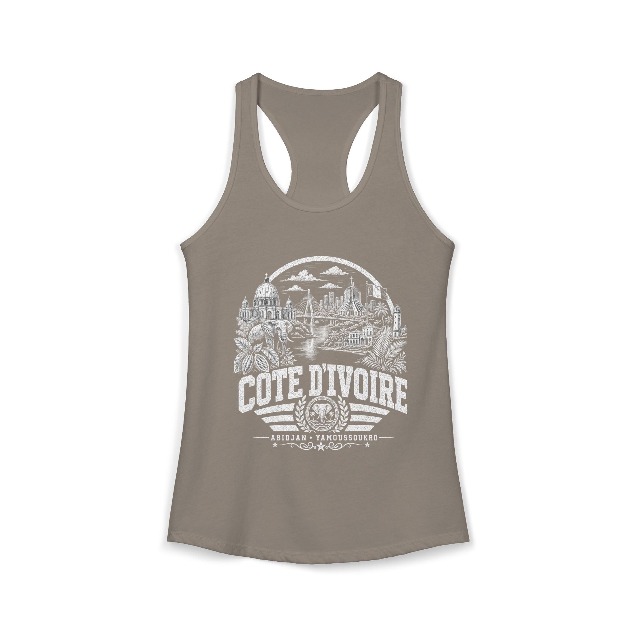 Cote d'Ivoire Land of Elephants Women's Tank Top