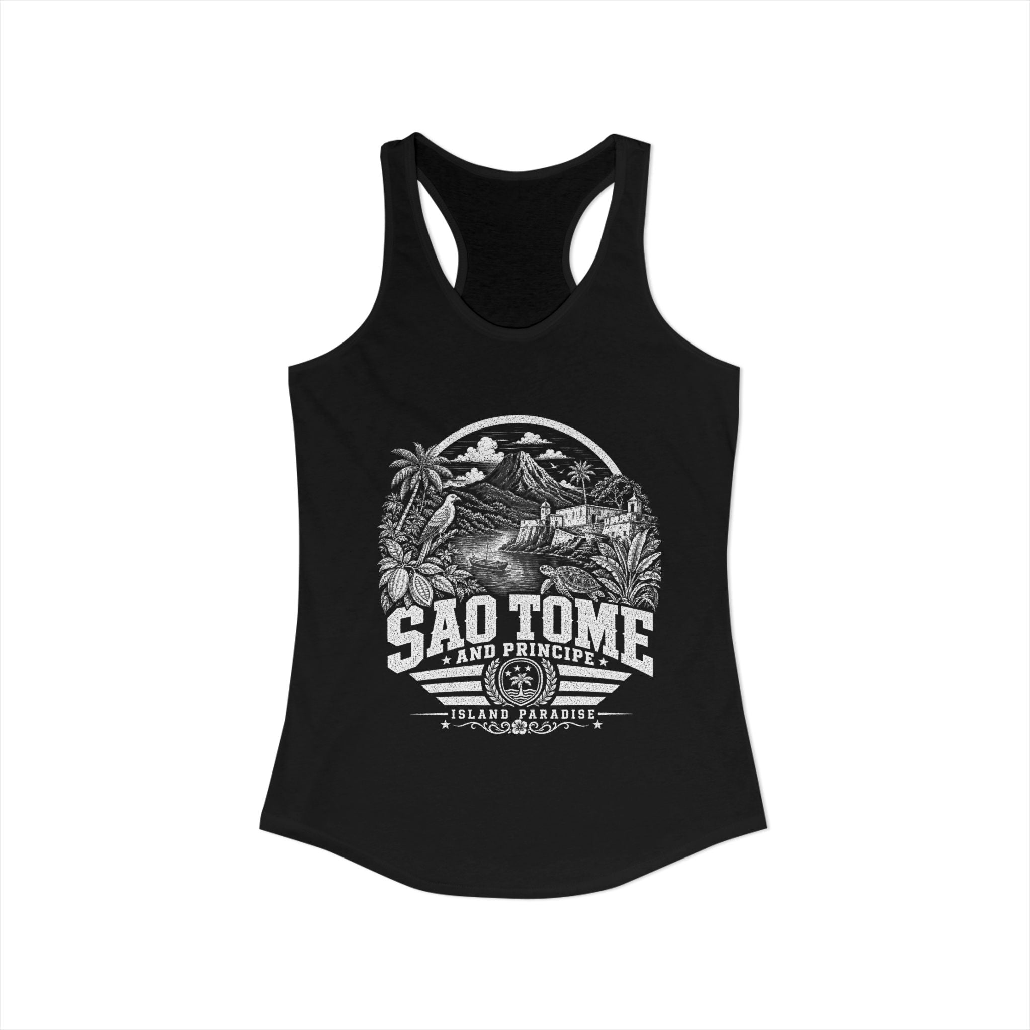 Sao Tome and Principe Island Paradise Women's Tank Top