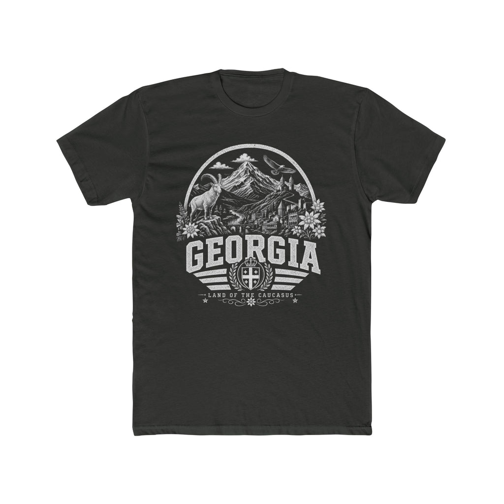 Georgia vintage landmarks men's tee — iconic landmark design | Nameshi Destinations (view 5)