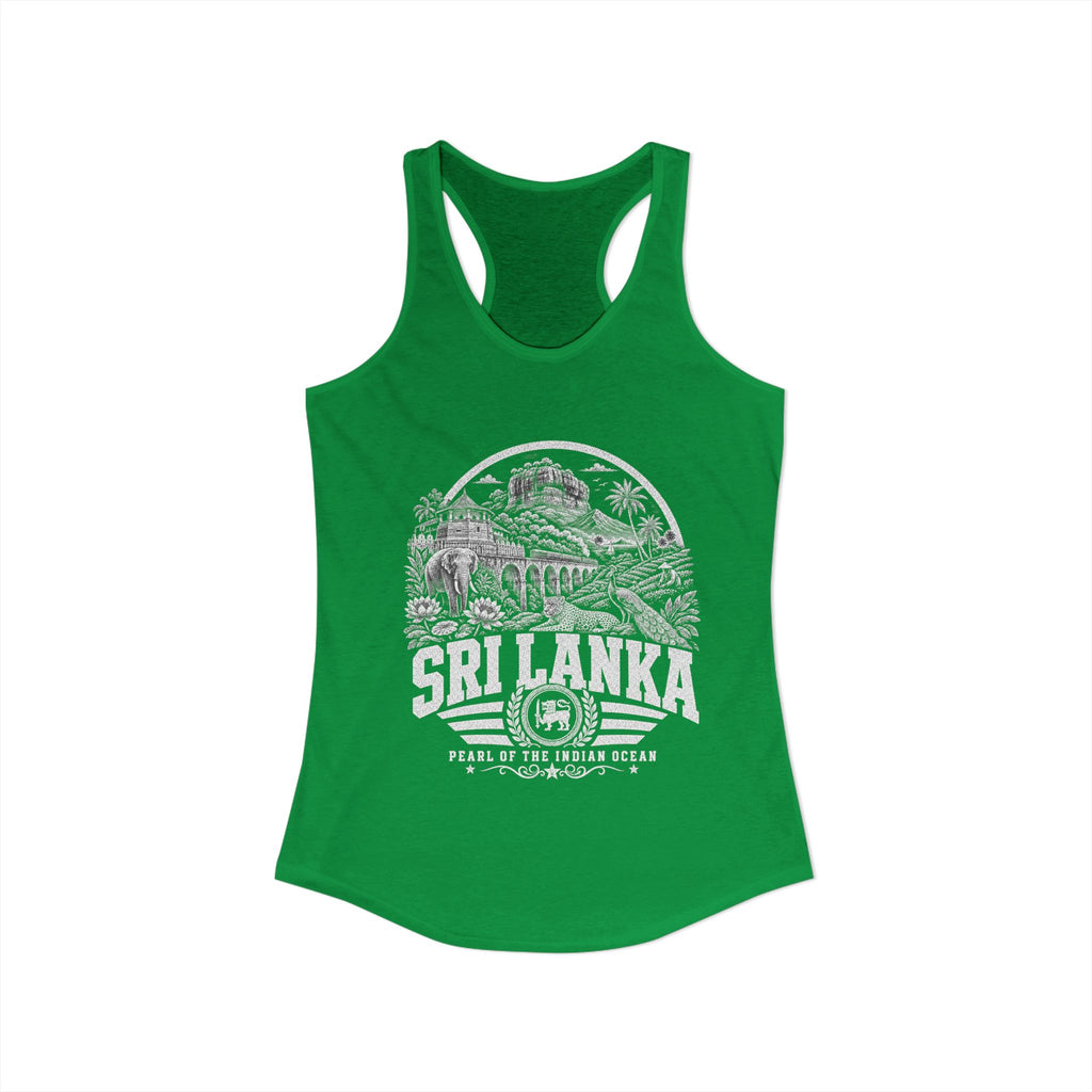Sri Lanka Pearl of the Indian Ocean Women's Tank Top