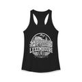 Luxembourg vintage landmarks tank top — iconic landmark design | Nameshi Destinations (view 2)