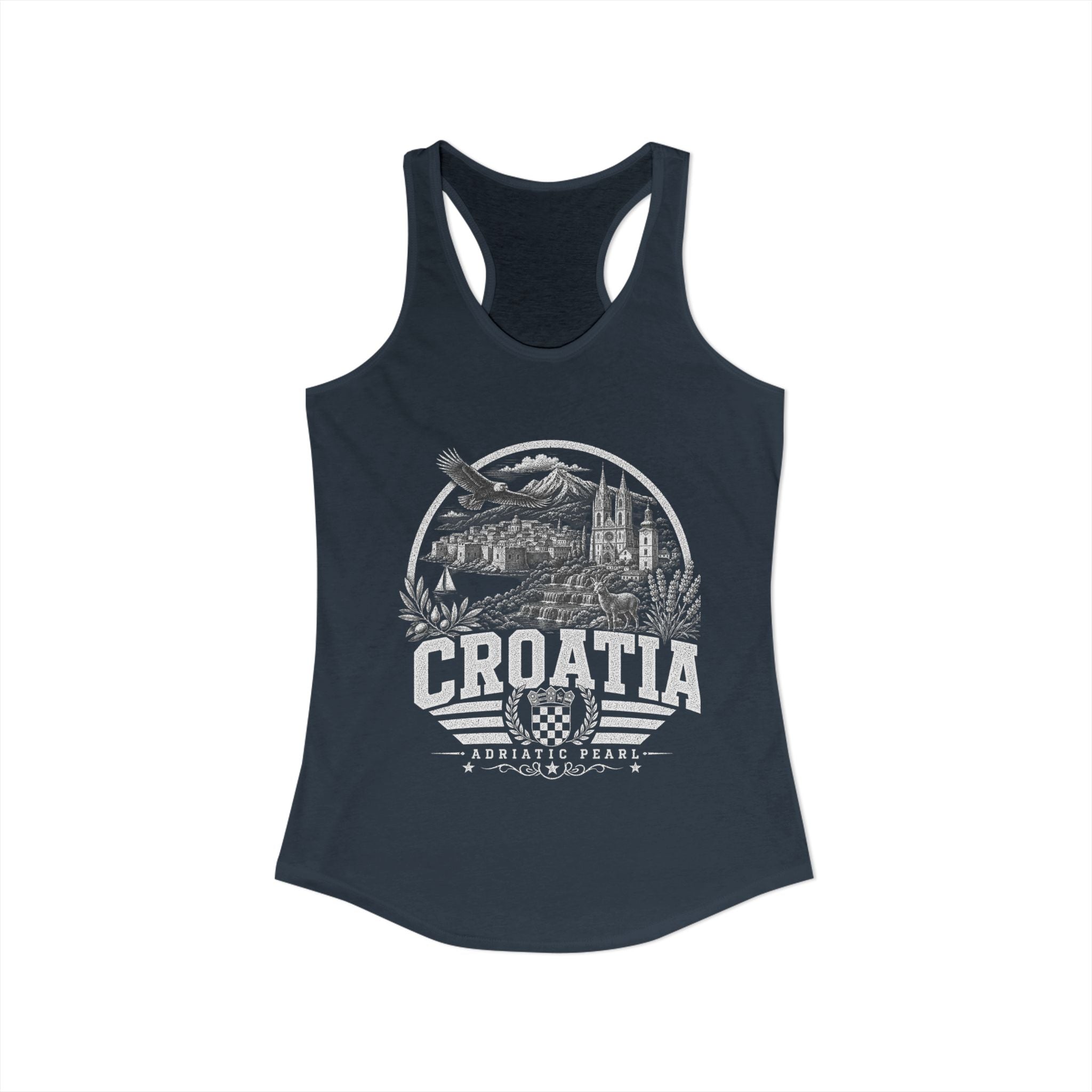 Croatia Adriatic Pearl Women's Tank Top