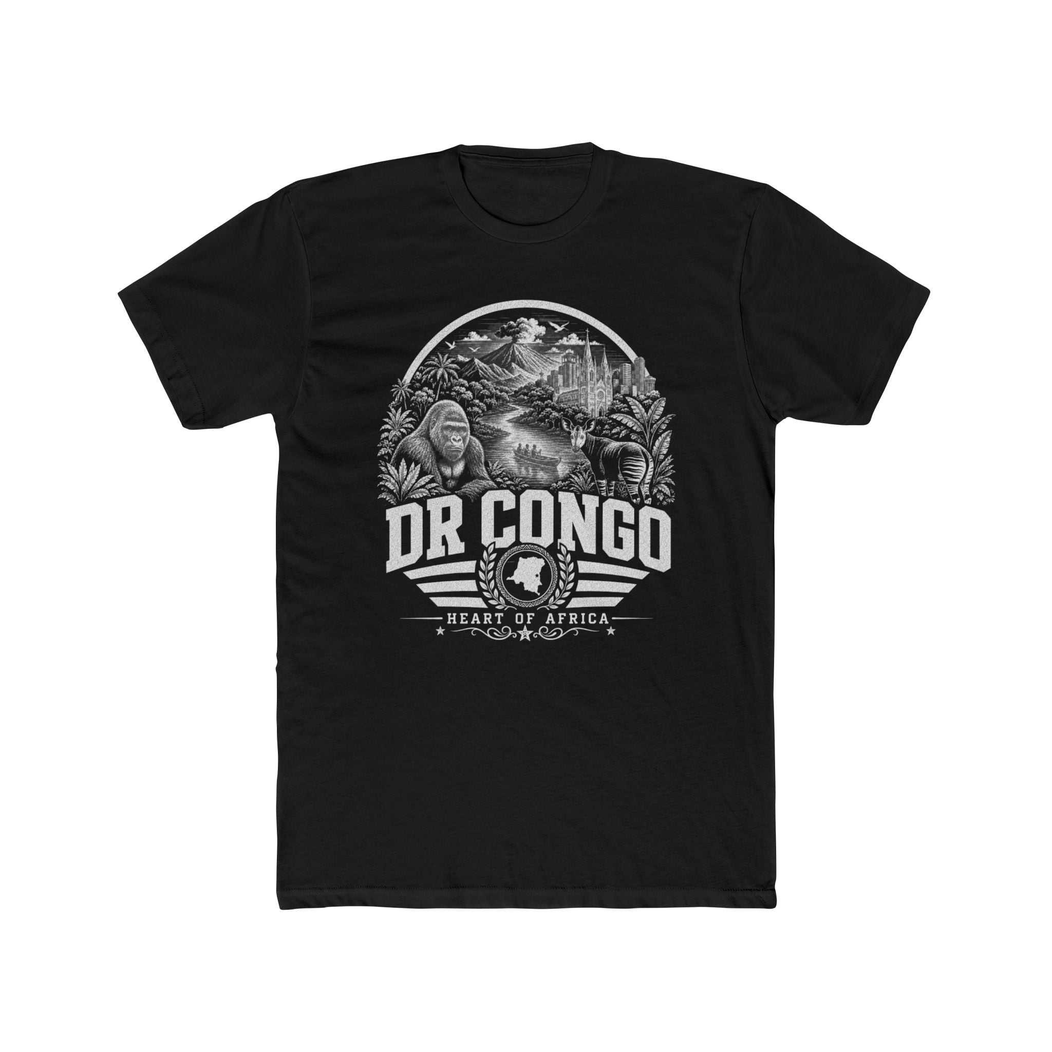Democratic Republic of the Congo Heart of Africa Men's Tee