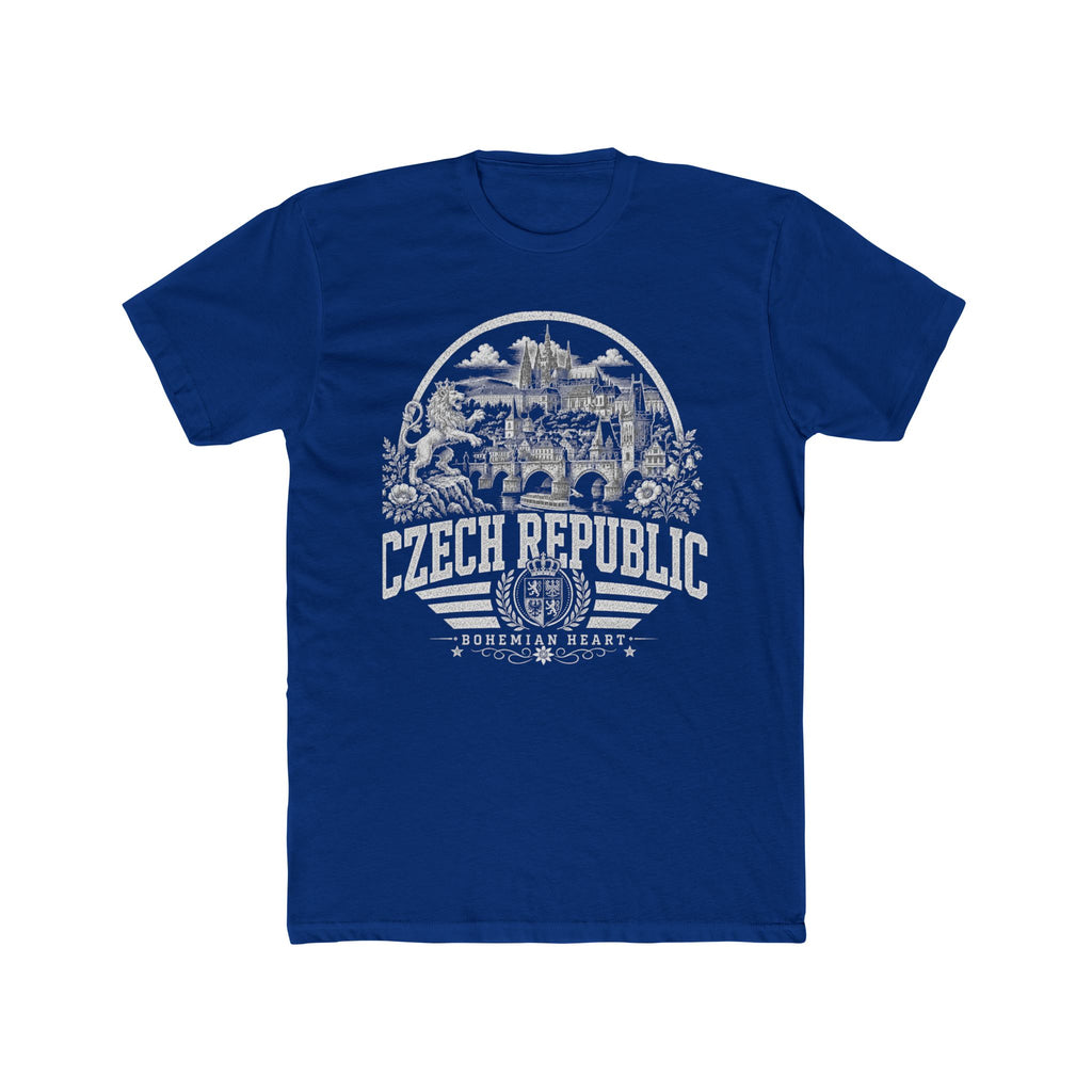 Czech Republic vintage landmarks men's tee — iconic landmark design | Nameshi Destinations (view 11)