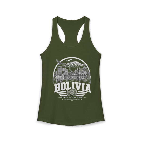 Bolivia Heart of the Andes Women's Tank Top
