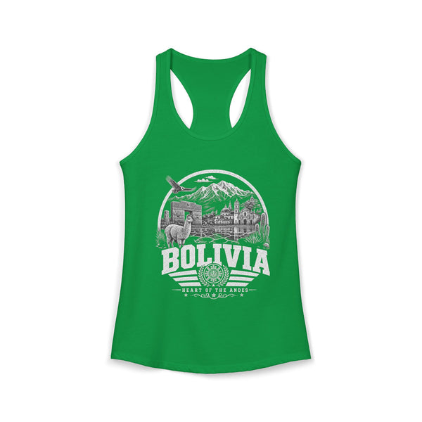 Bolivia Heart of the Andes Women's Tank Top