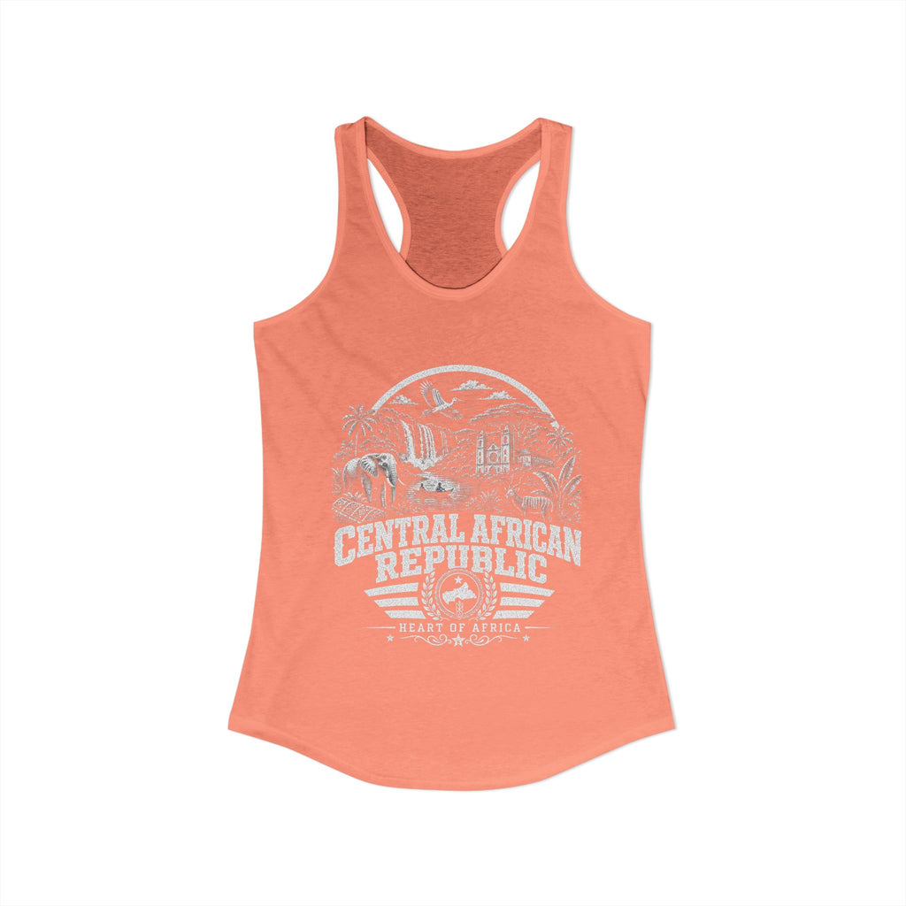 Central African Republic Heart of Africa Women's Tank Top