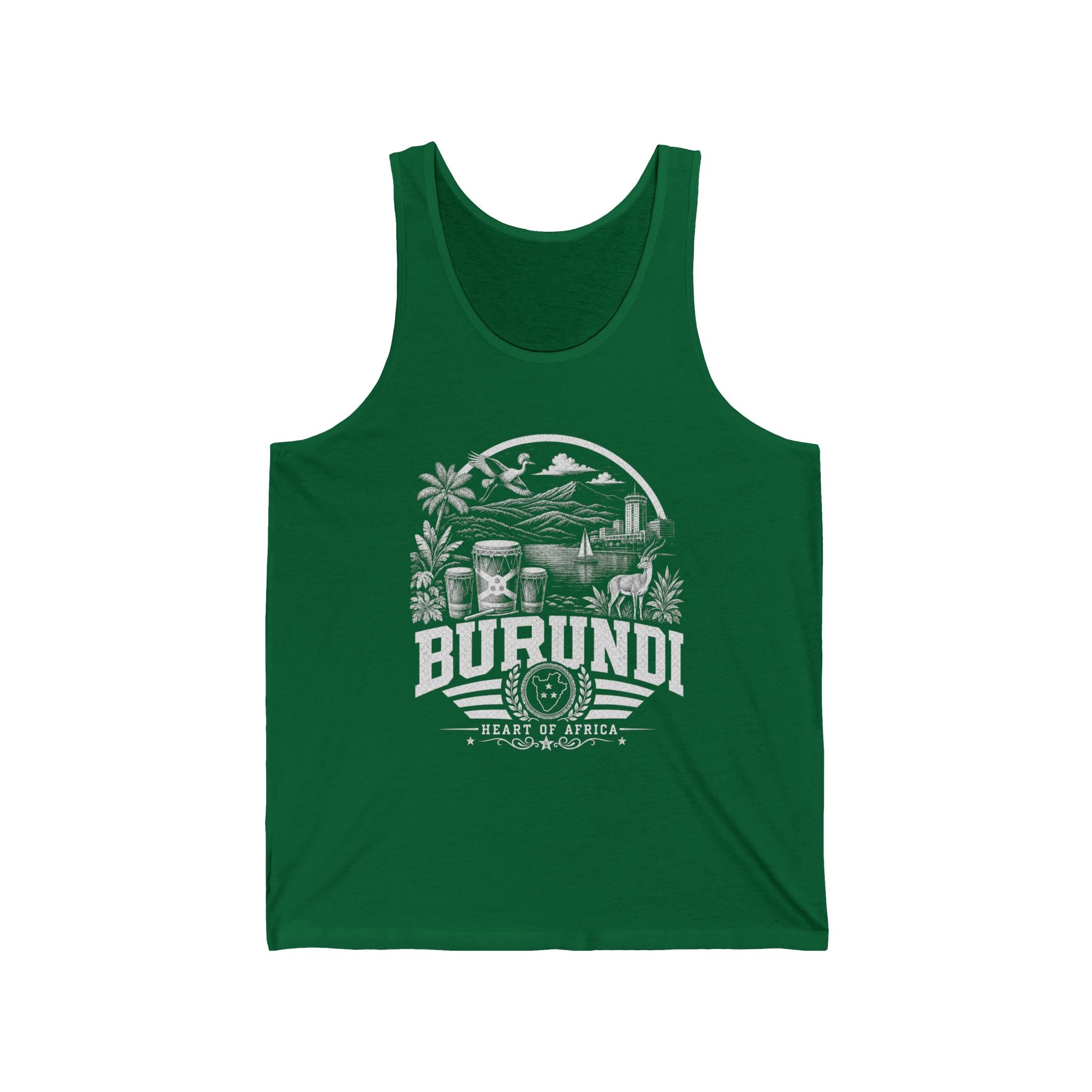 Burundi Heart of Africa Men's Tank Top