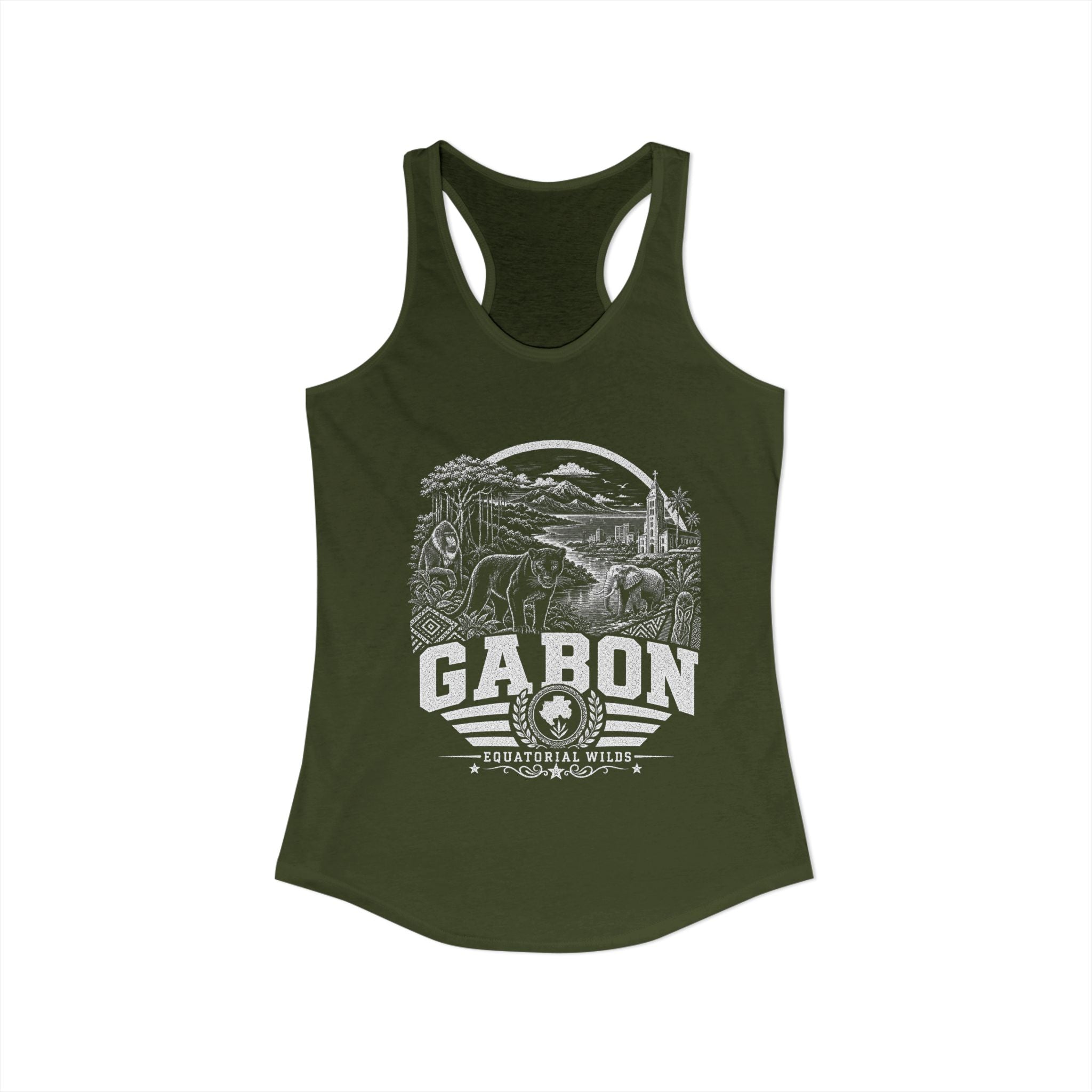 Gabon Equatorial Wilds Women's Tank Top