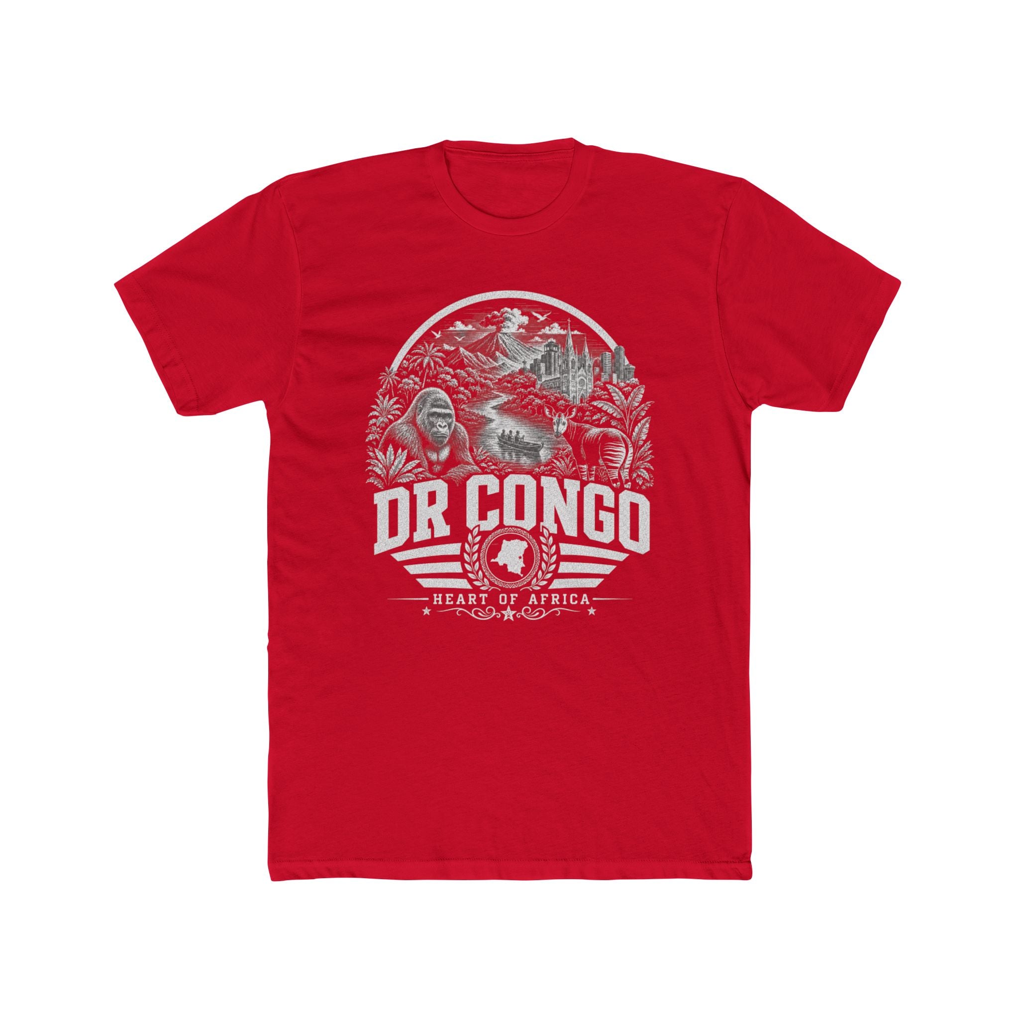 Democratic Republic of the Congo Heart of Africa Men's Tee