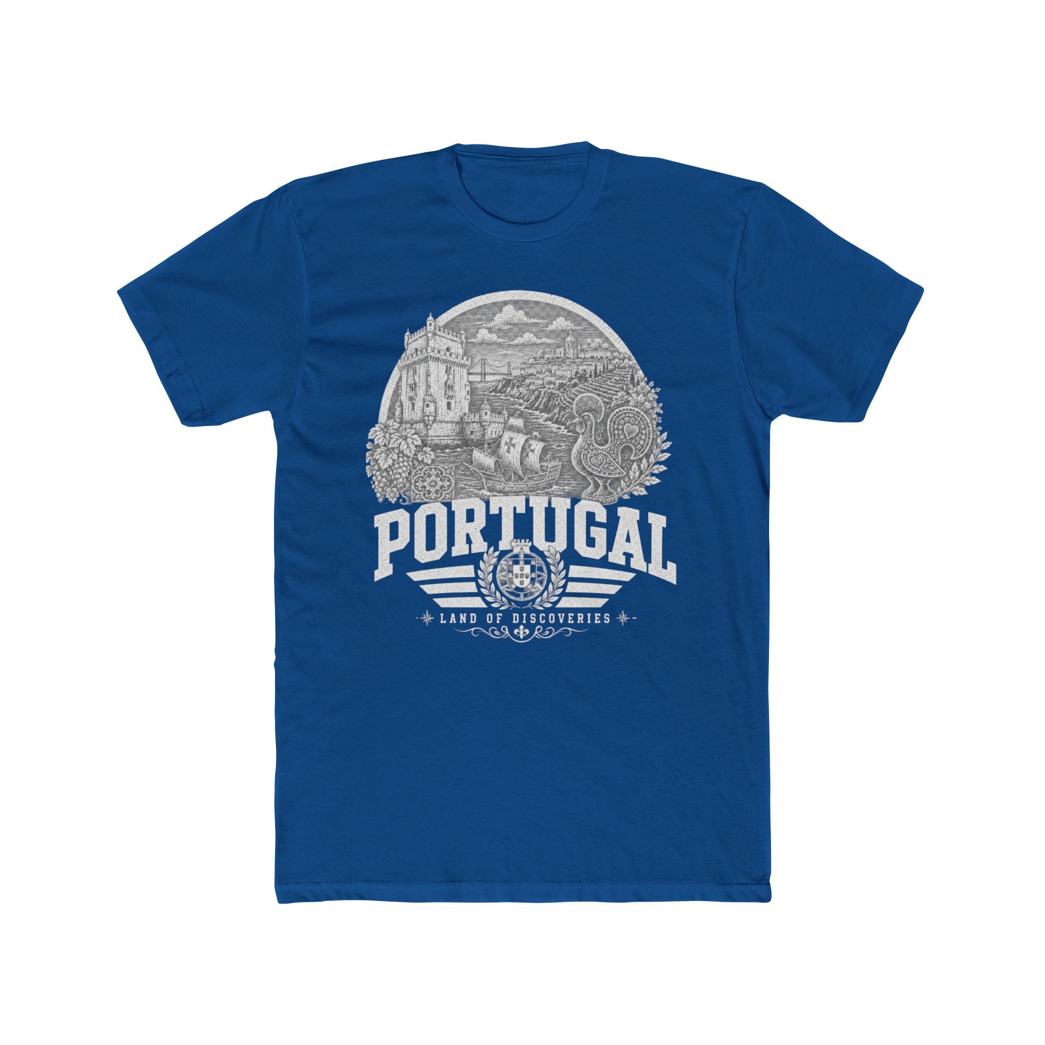 Portugal vintage landmarks men's tee — iconic landmark design | Nameshi Destinations (view 10)