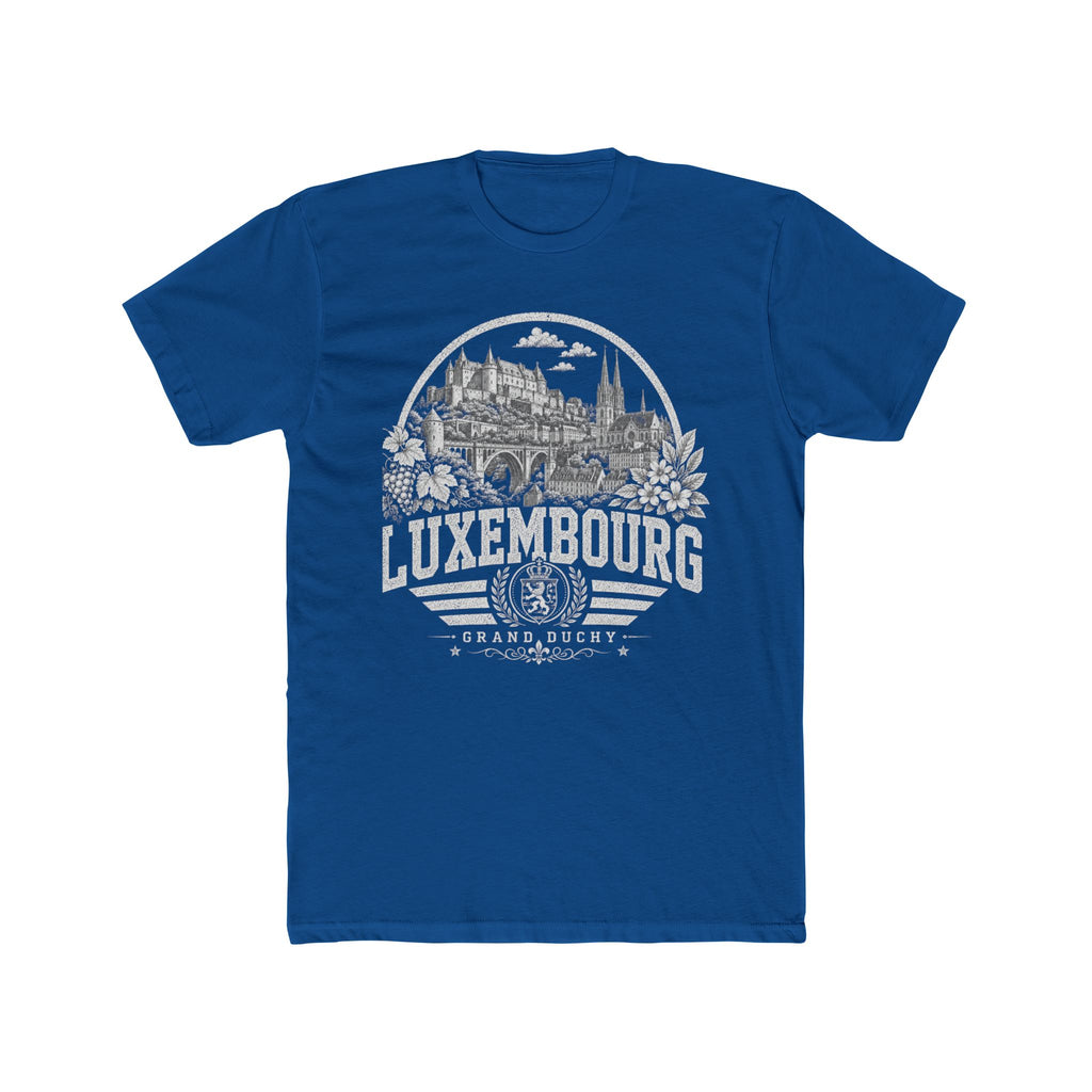 Luxembourg vintage landmarks men's tee — iconic landmark design | Nameshi Destinations (view 10)