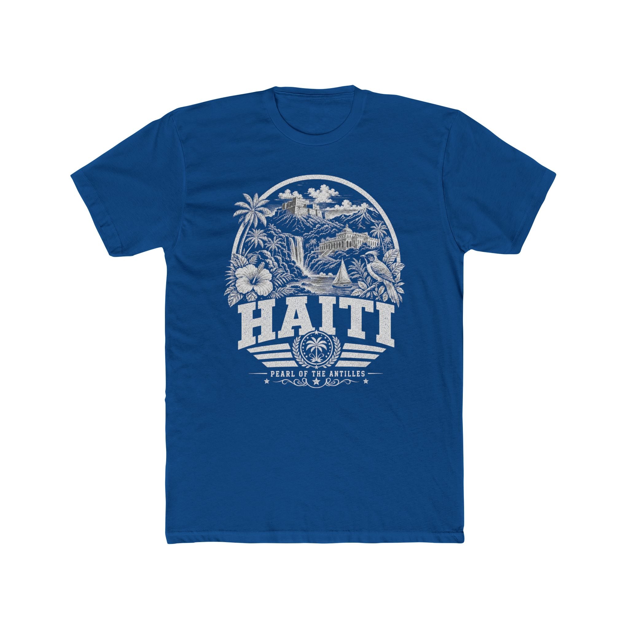 Haiti vintage landmarks men's tee — iconic landmark design | Nameshi Destinations (view 10)