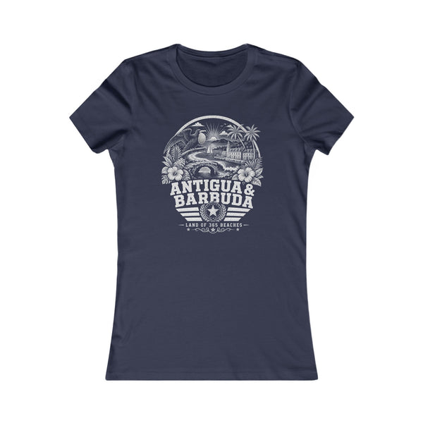 Antigua y Barbuda Land of 365 Beaches Women's Tee
