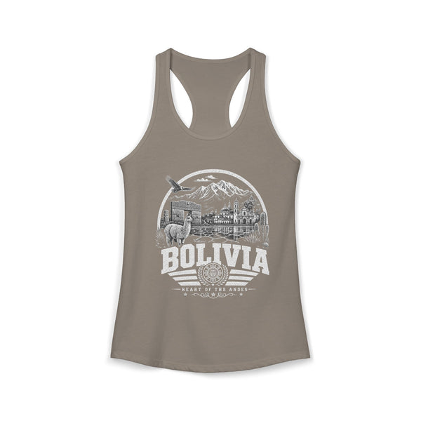 Bolivia Heart of the Andes Women's Tank Top