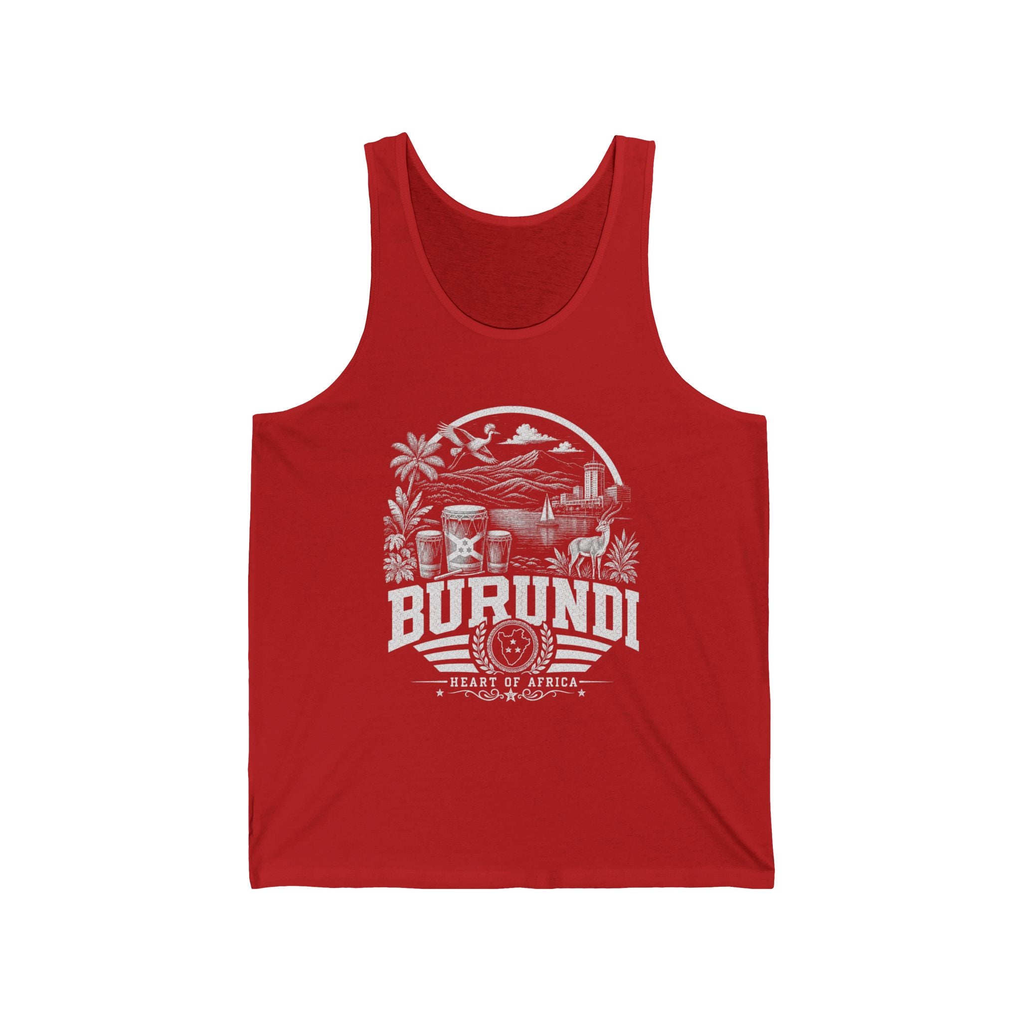 Burundi Heart of Africa Men's Tank Top