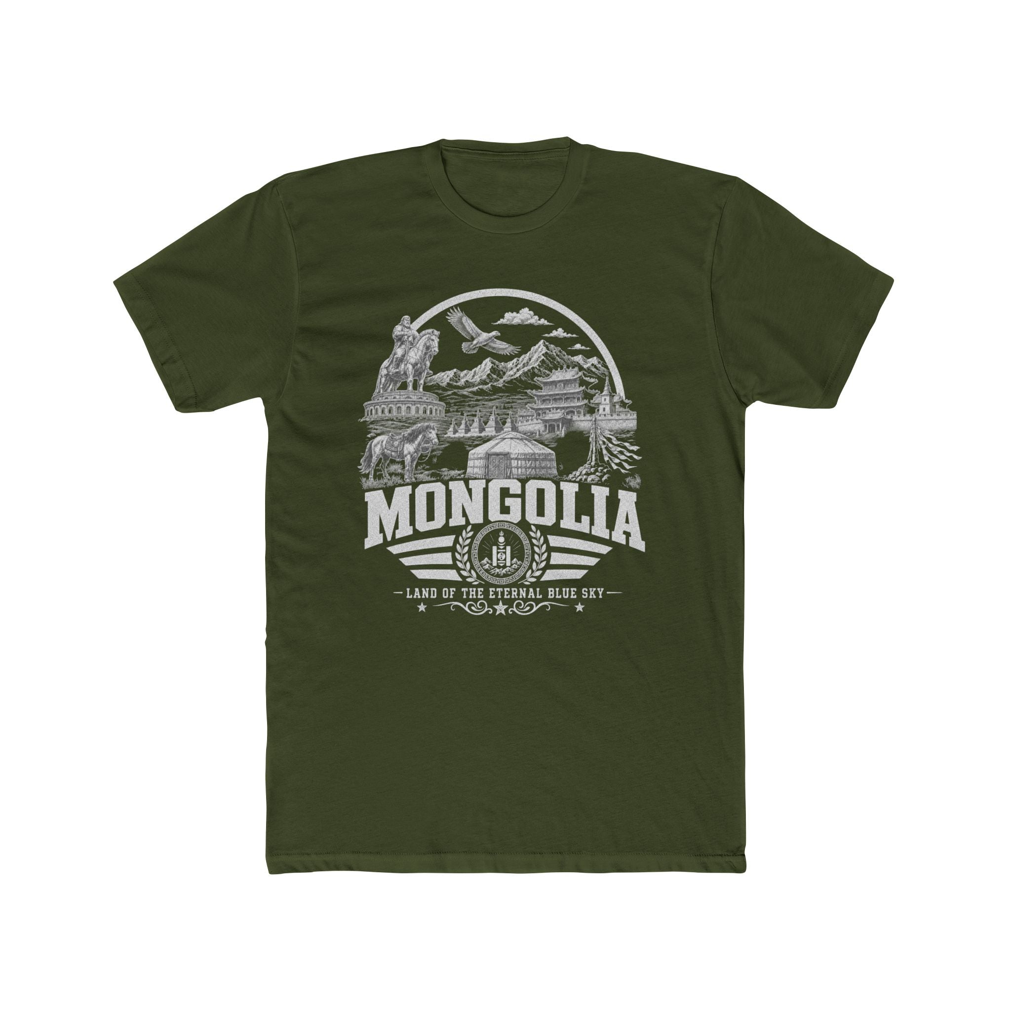 Mongolia Land of the Eternal Blue Sky Men's Tee