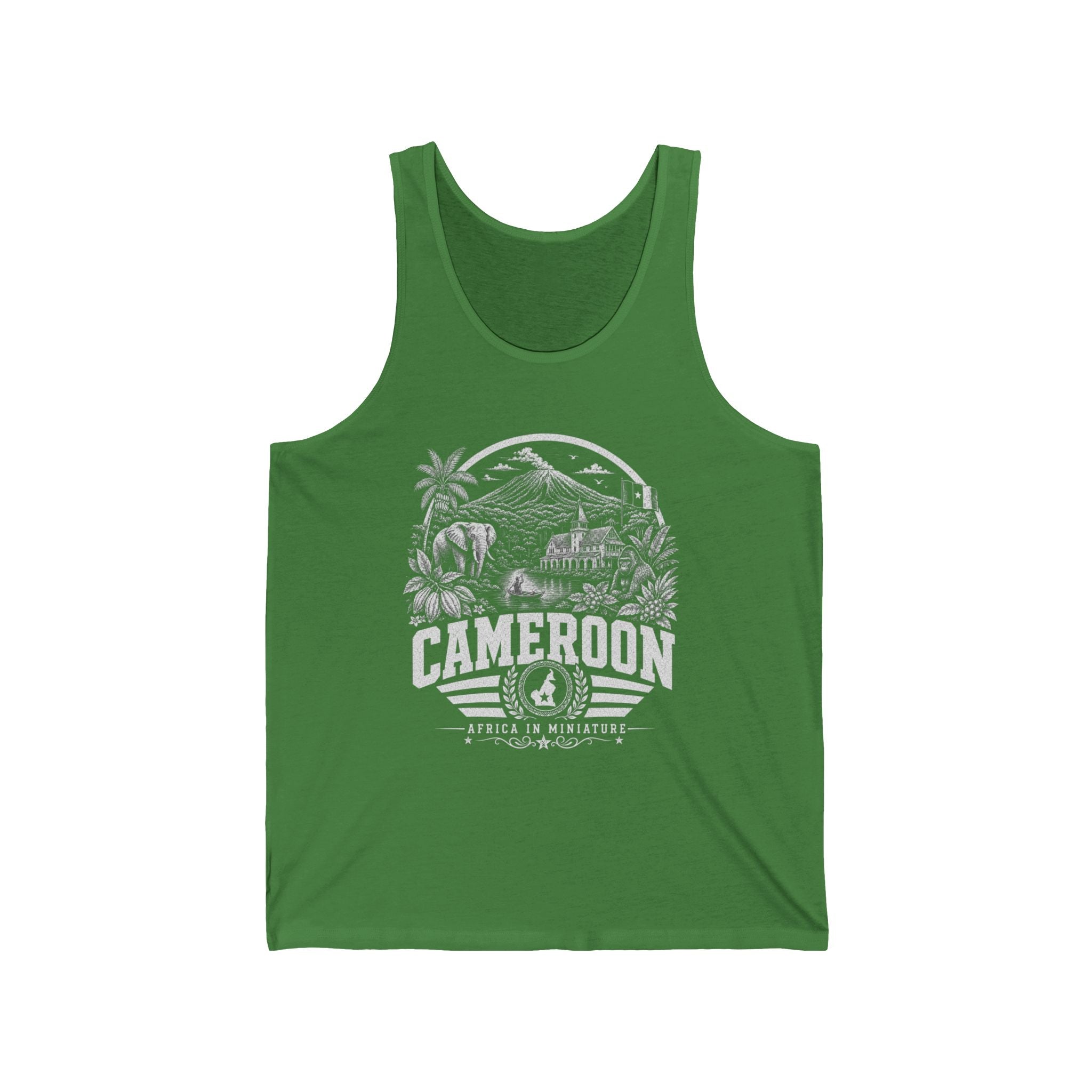 Cameroon Africa in Miniature Men's Tank Top