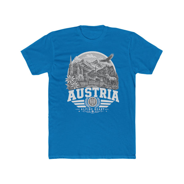 Austria Alpine Heart Men's Tee
