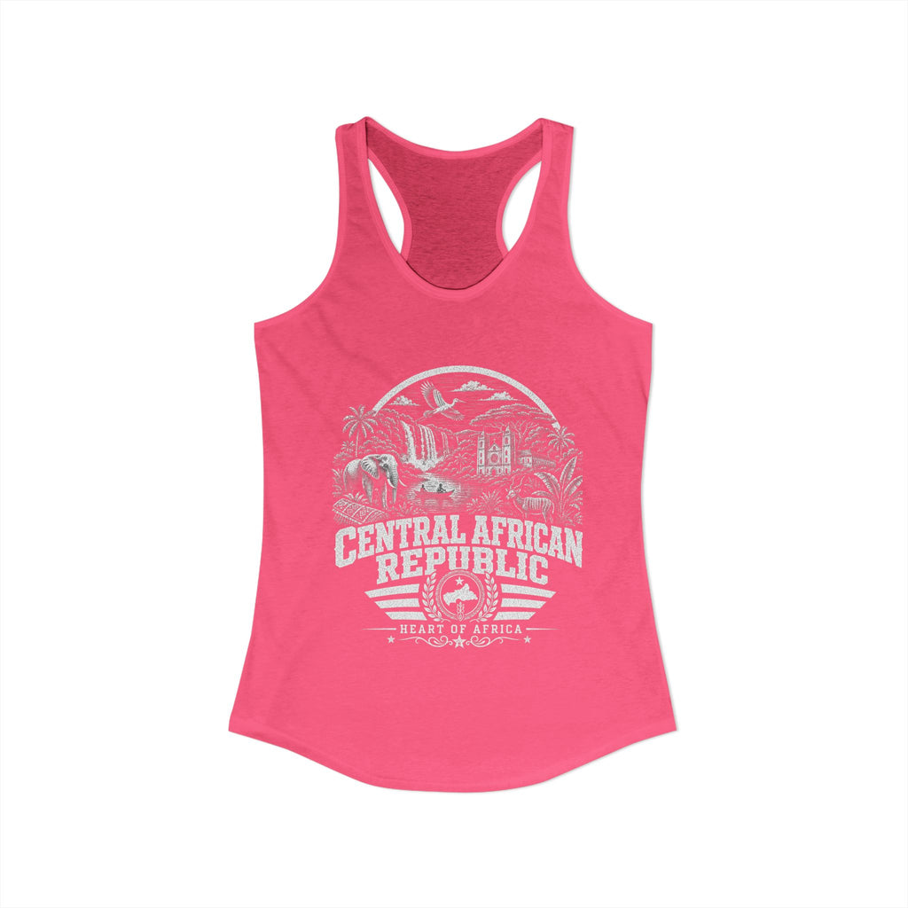 Central African Republic Heart of Africa Women's Tank Top