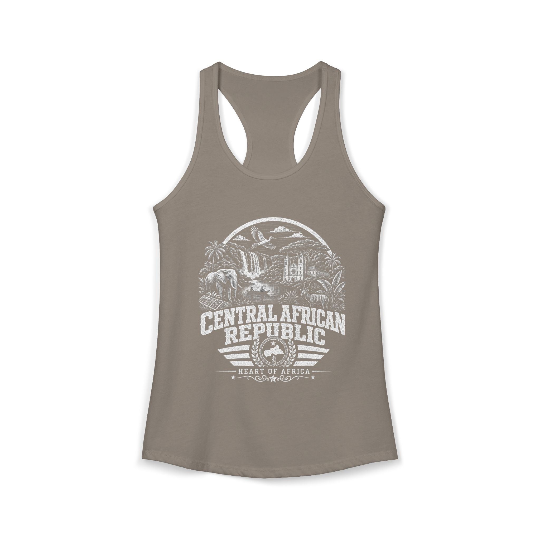 Central African Republic Heart of Africa Women's Tank Top