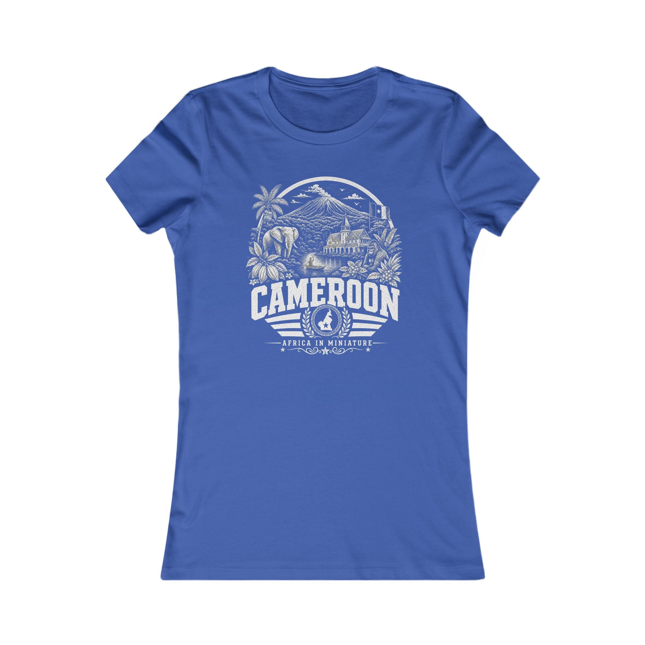Cameroon Africa in Miniature Women's Tee