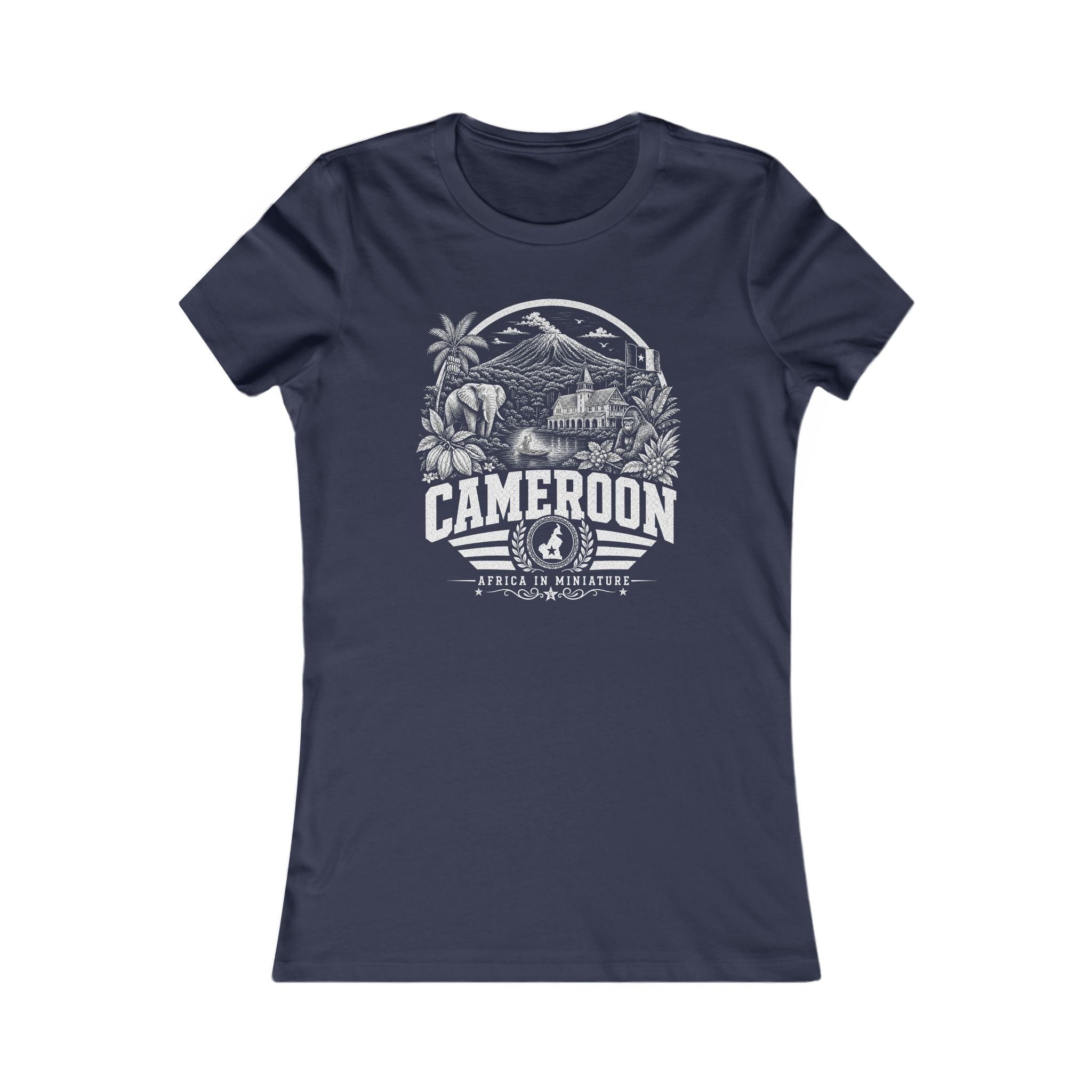 Cameroon Africa in Miniature Women's Tee