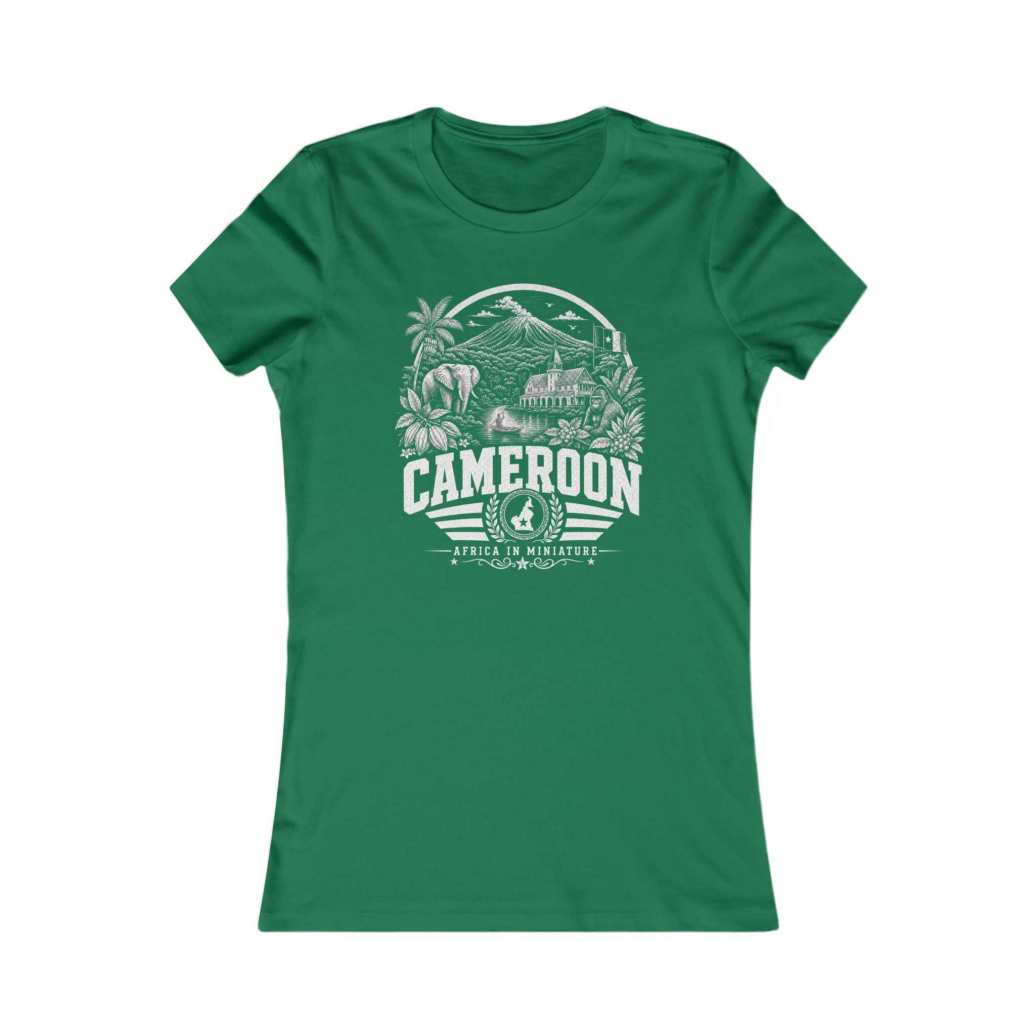 Cameroon Africa in Miniature Women's Tee