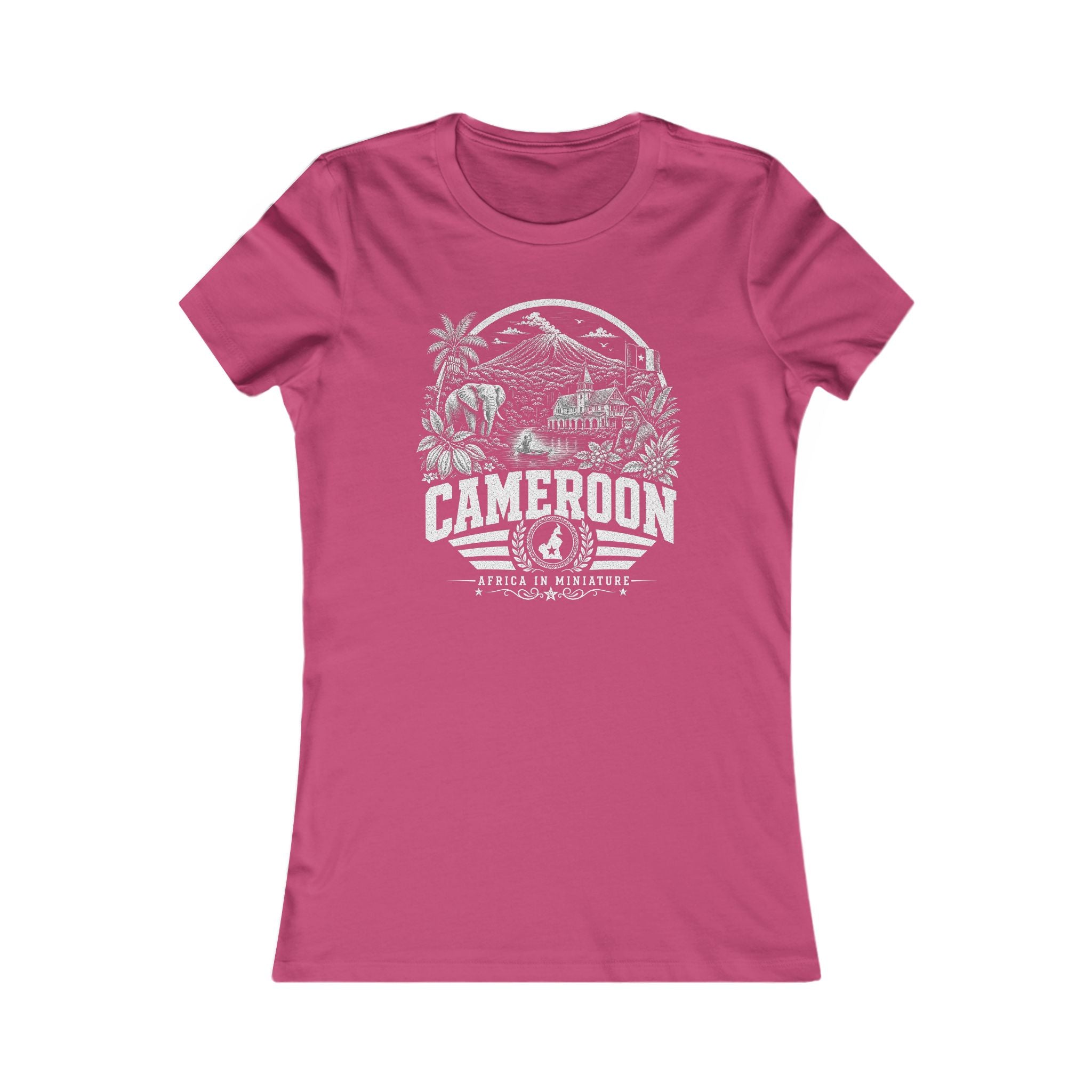 Cameroon Africa in Miniature Women's Tee