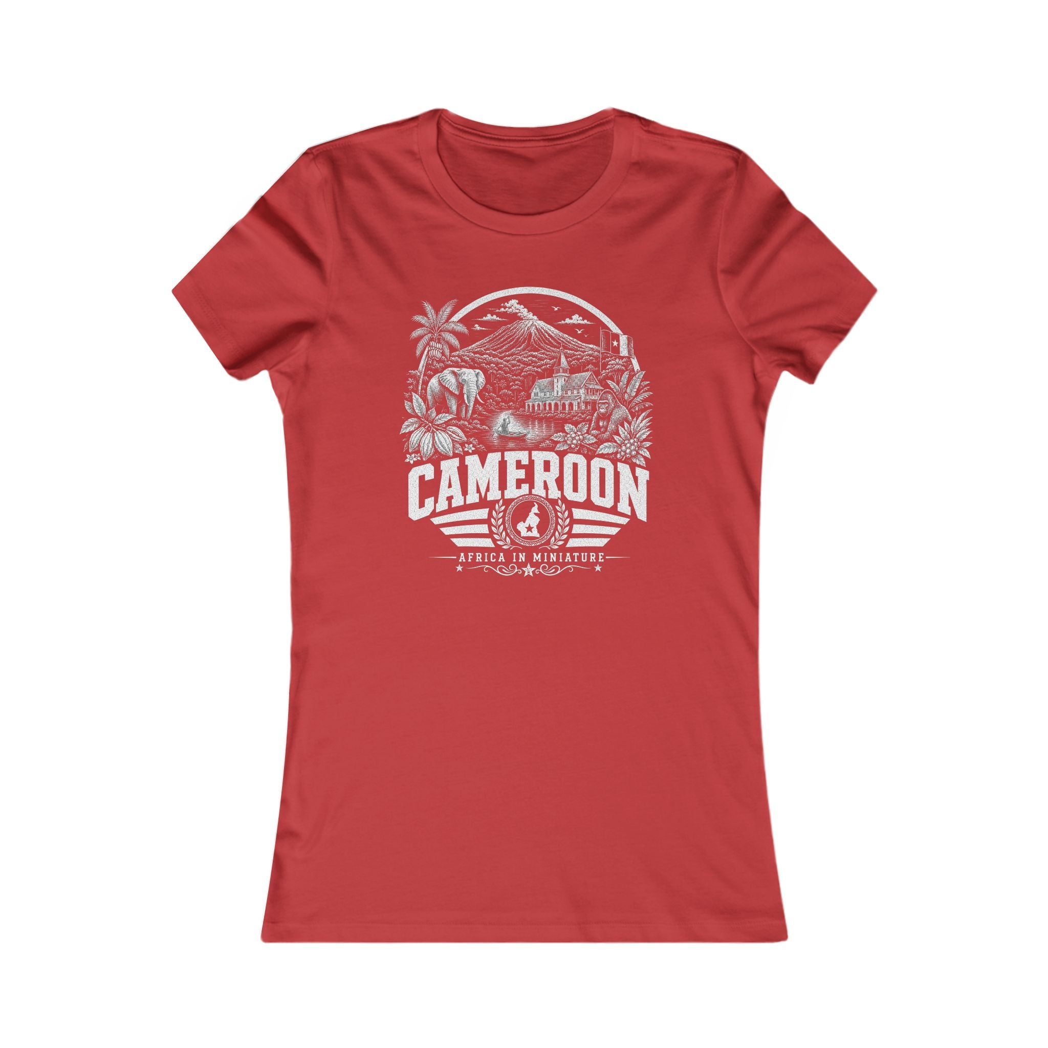 Cameroon Africa in Miniature Women's Tee