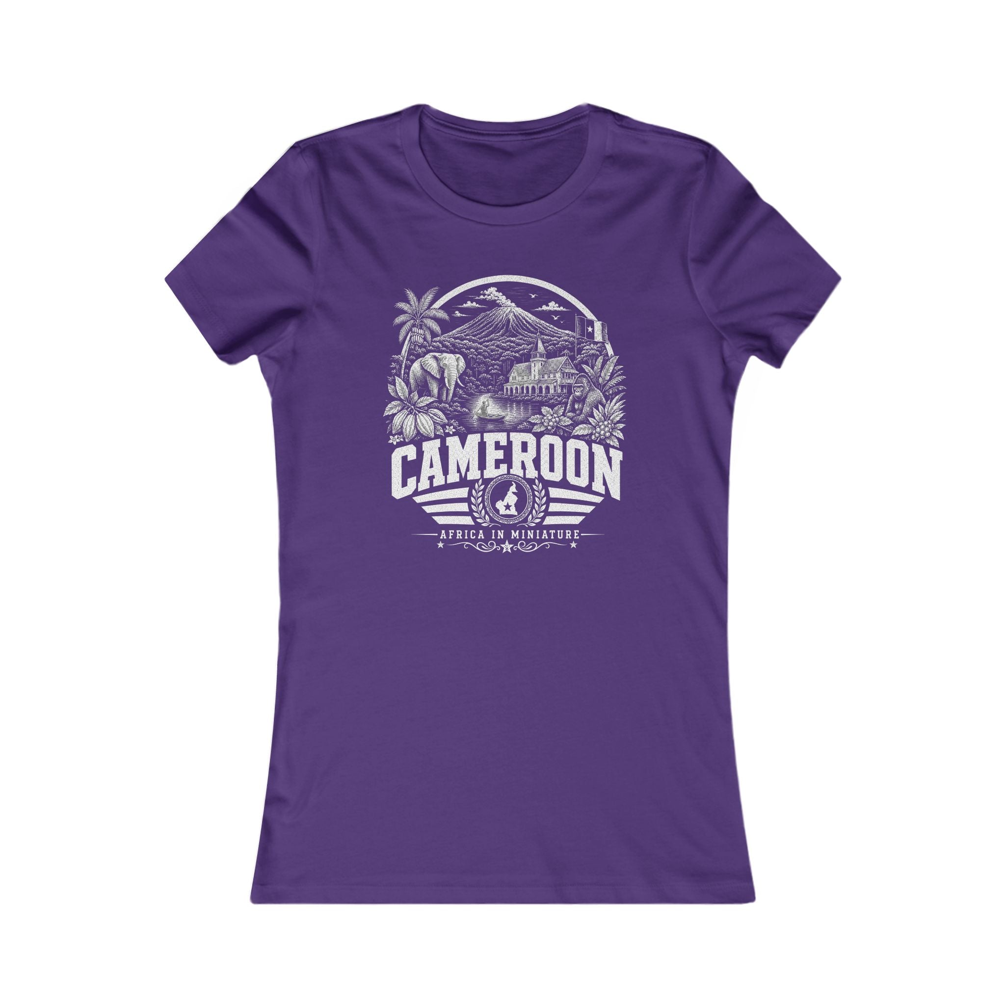 Cameroon Africa in Miniature Women's Tee