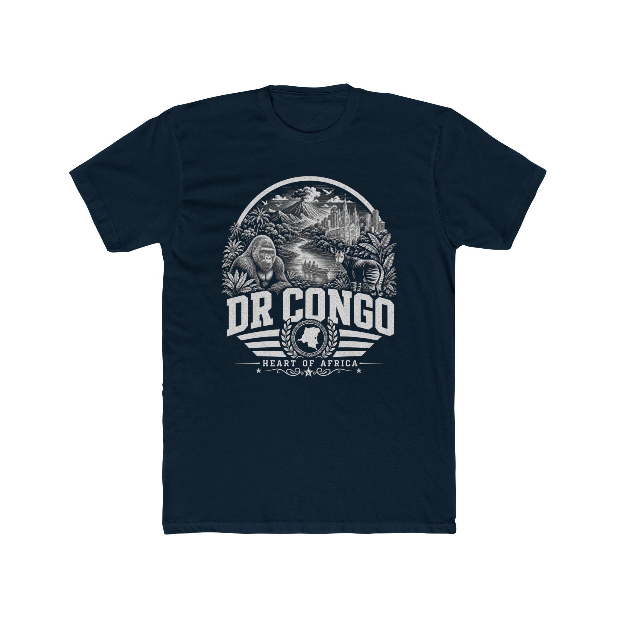 Democratic Republic of the Congo Heart of Africa Men's Tee