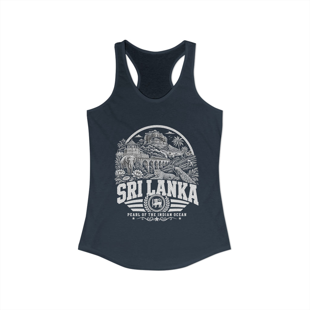 Sri Lanka Pearl of the Indian Ocean Women's Tank Top