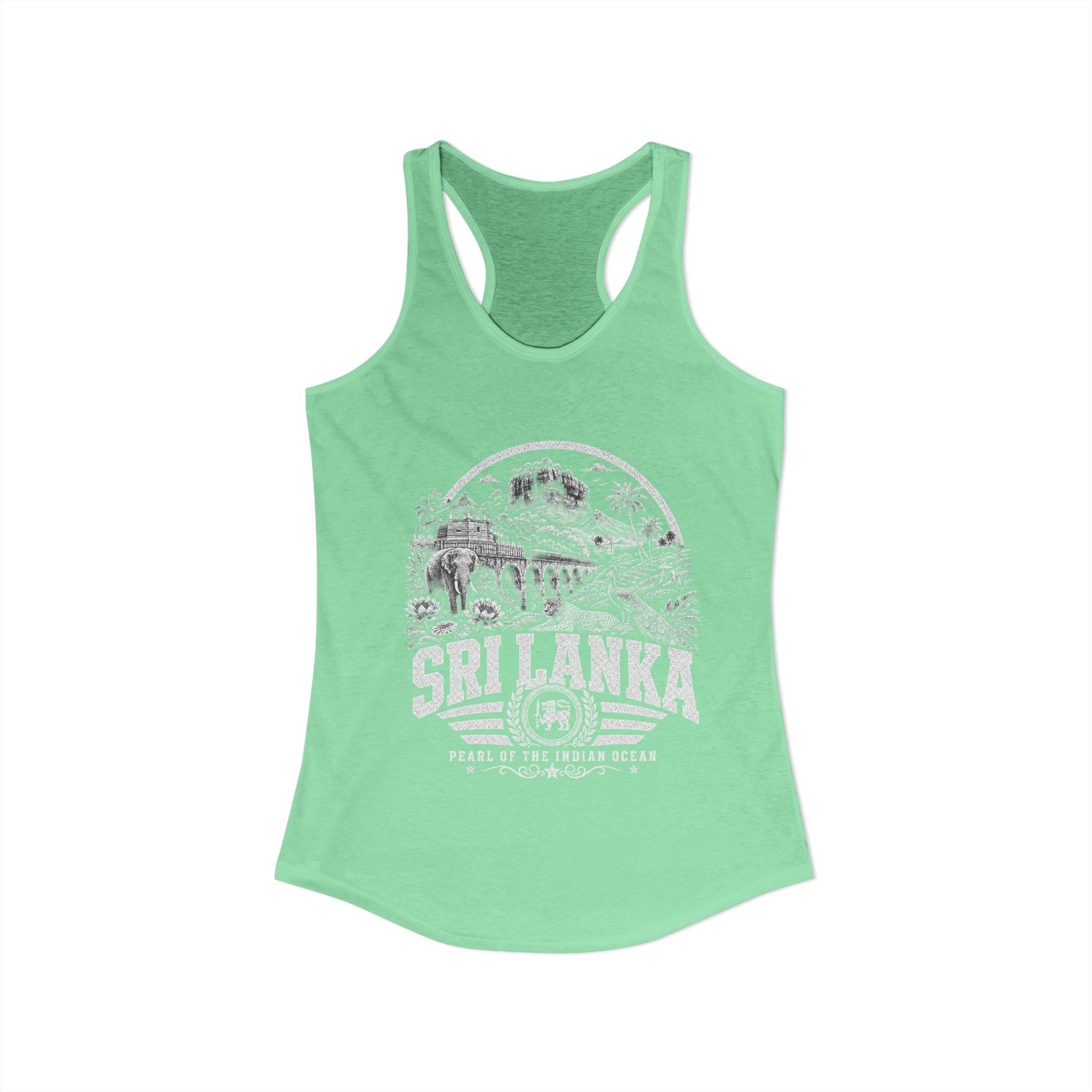 Sri Lanka Pearl of the Indian Ocean Women's Tank Top