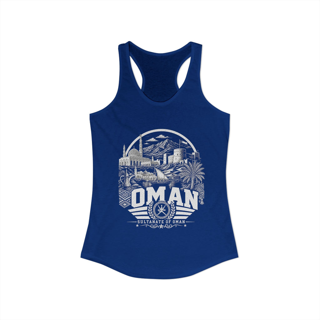 Omán Sultanato de Omán Camiseta sin mangas para mujer