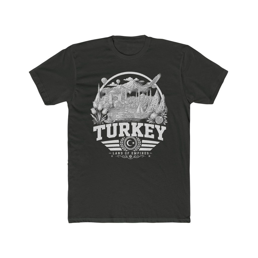 Turkey vintage landmarks men's tee — iconic landmark design | Nameshi Destinations (view 5)