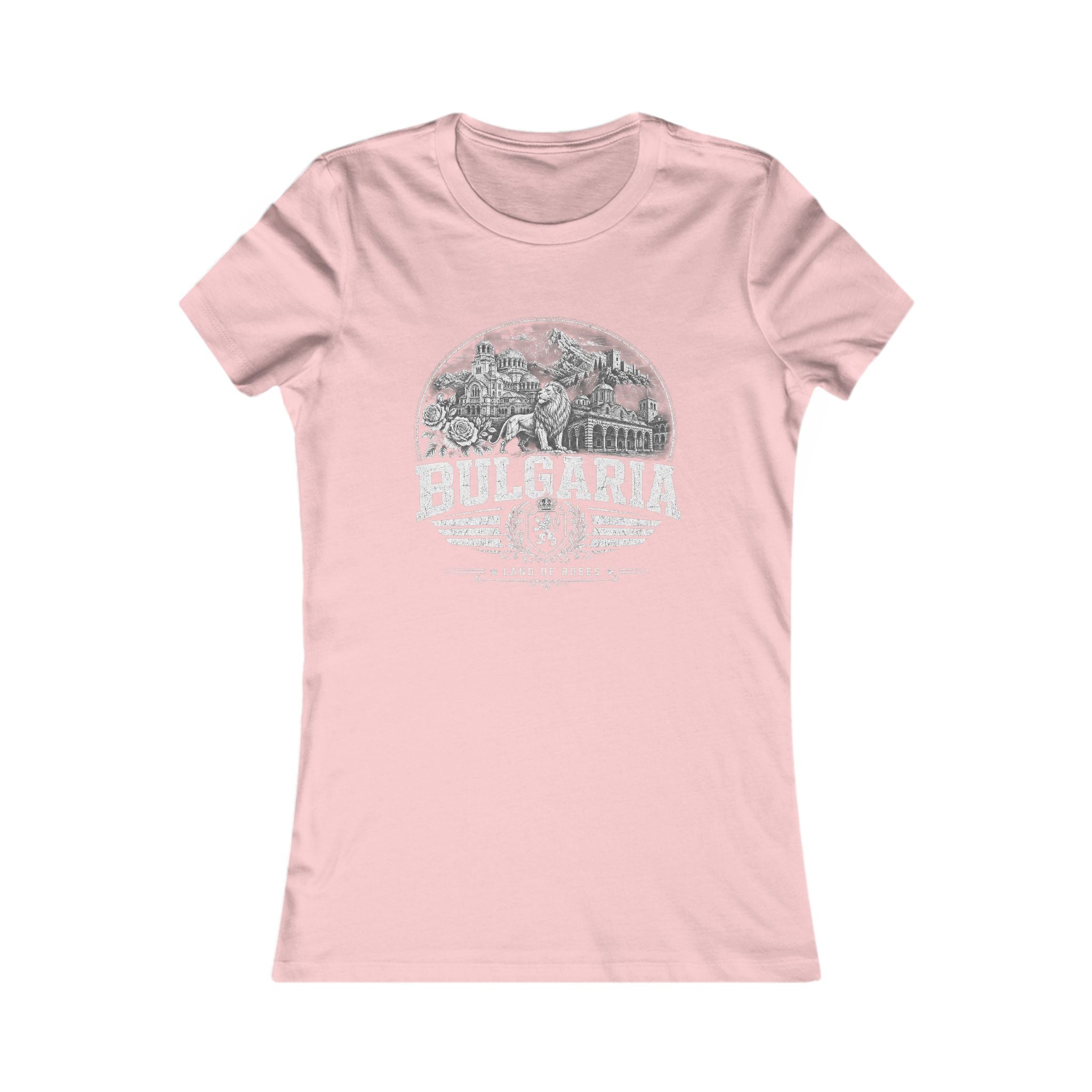 Bulgaria vintage landmarks women's tee — iconic landmark design | Nameshi Destinations (view 7)