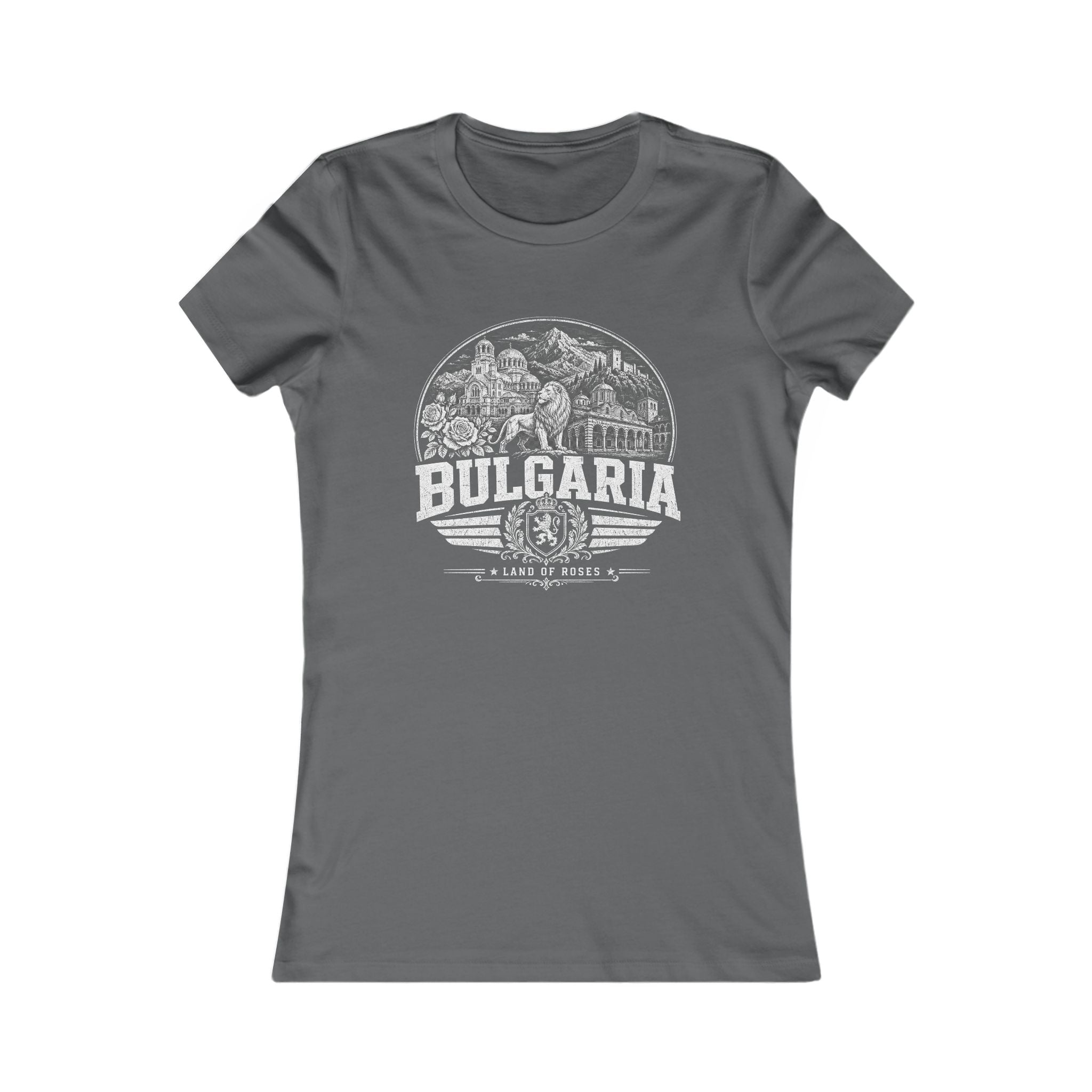 Bulgaria vintage landmarks women's tee — iconic landmark design | Nameshi Destinations (view 11)