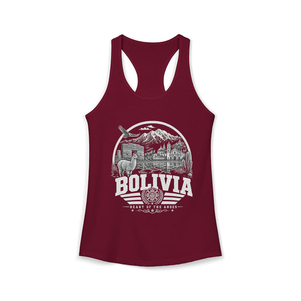 Bolivia Heart of the Andes Women's Tank Top