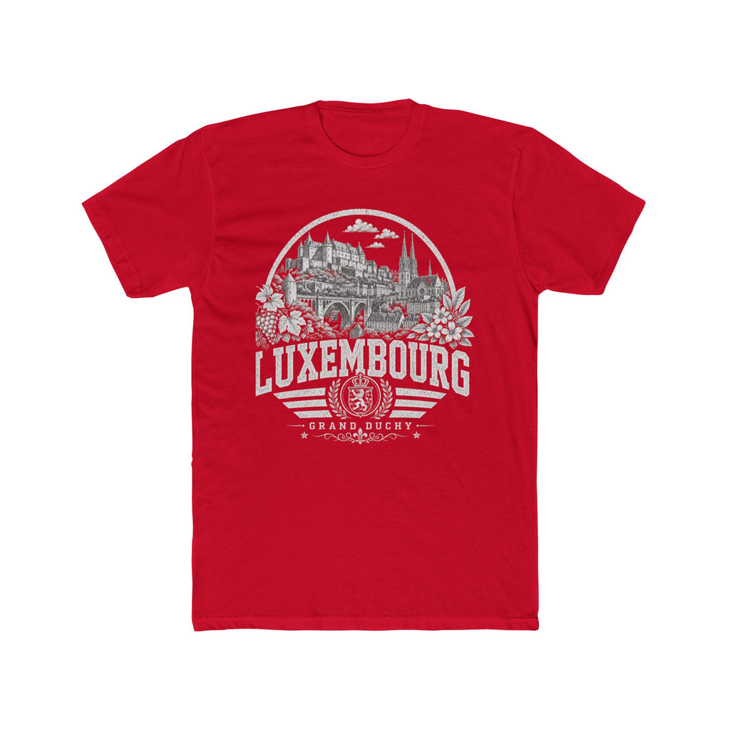 Luxembourg vintage landmarks men's tee — iconic landmark design | Nameshi Destinations (view 15)