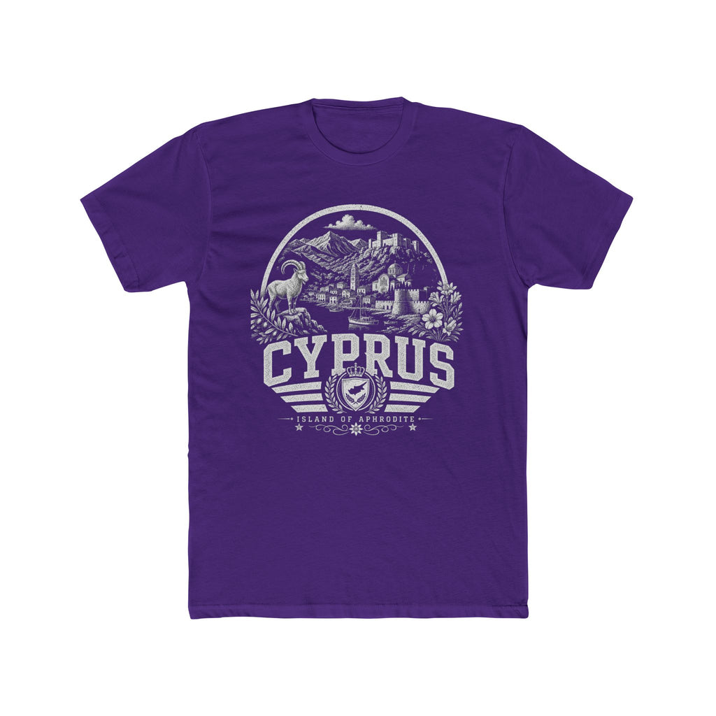 Cyprus vintage landmarks men's tee — iconic landmark design | Nameshi Destinations (view 13)