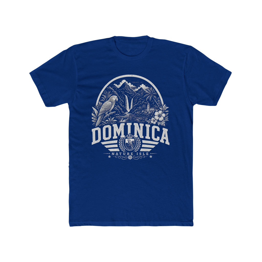 Dominica vintage landmarks men's tee — iconic landmark design | Nameshi Destinations (view 11)
