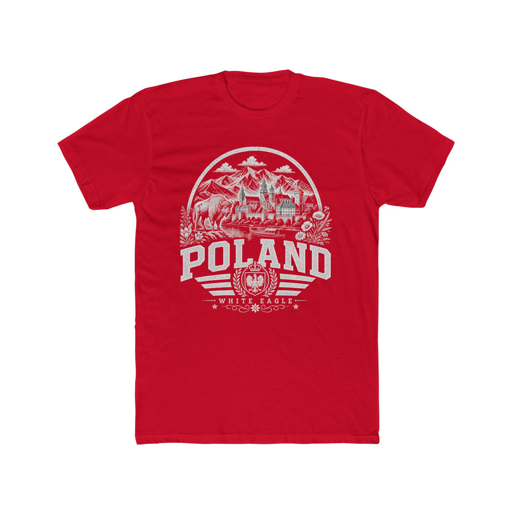 Poland vintage landmarks men's tee — iconic landmark design | Nameshi Destinations (view 15)