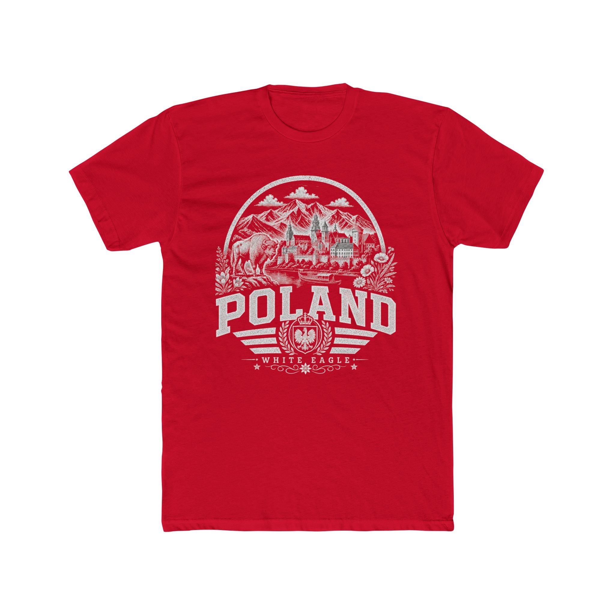 Poland vintage landmarks men's tee — iconic landmark design | Nameshi Destinations (view 15)