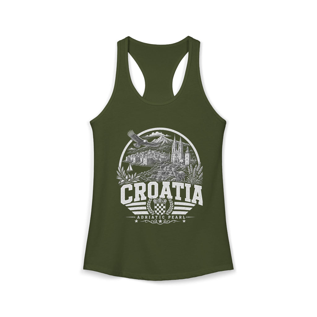 Croatia Adriatic Pearl Women's Tank Top