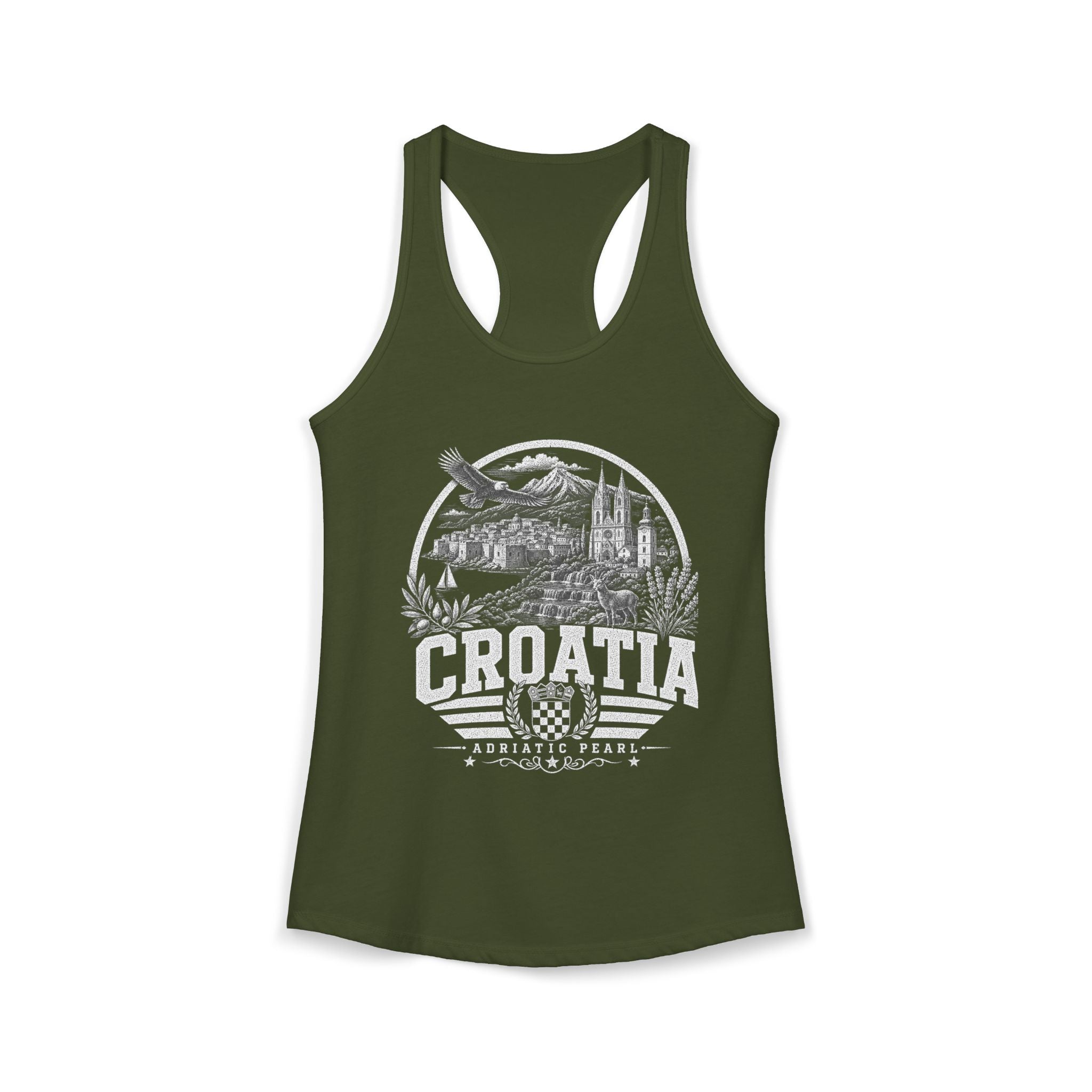 Croatia Adriatic Pearl Women's Tank Top