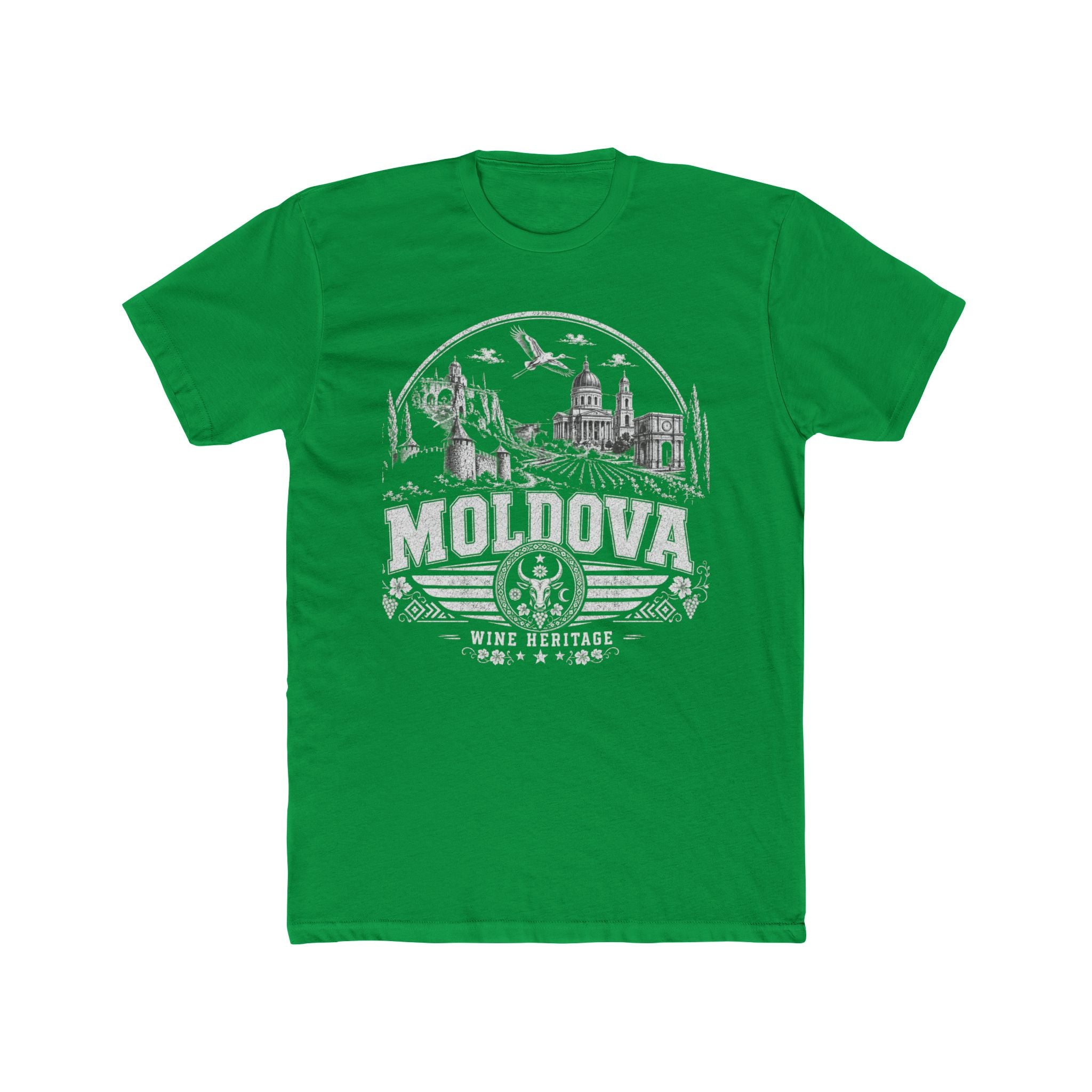 Moldova vintage landmarks men's tee — iconic landmark design | Nameshi Destinations (view 6)