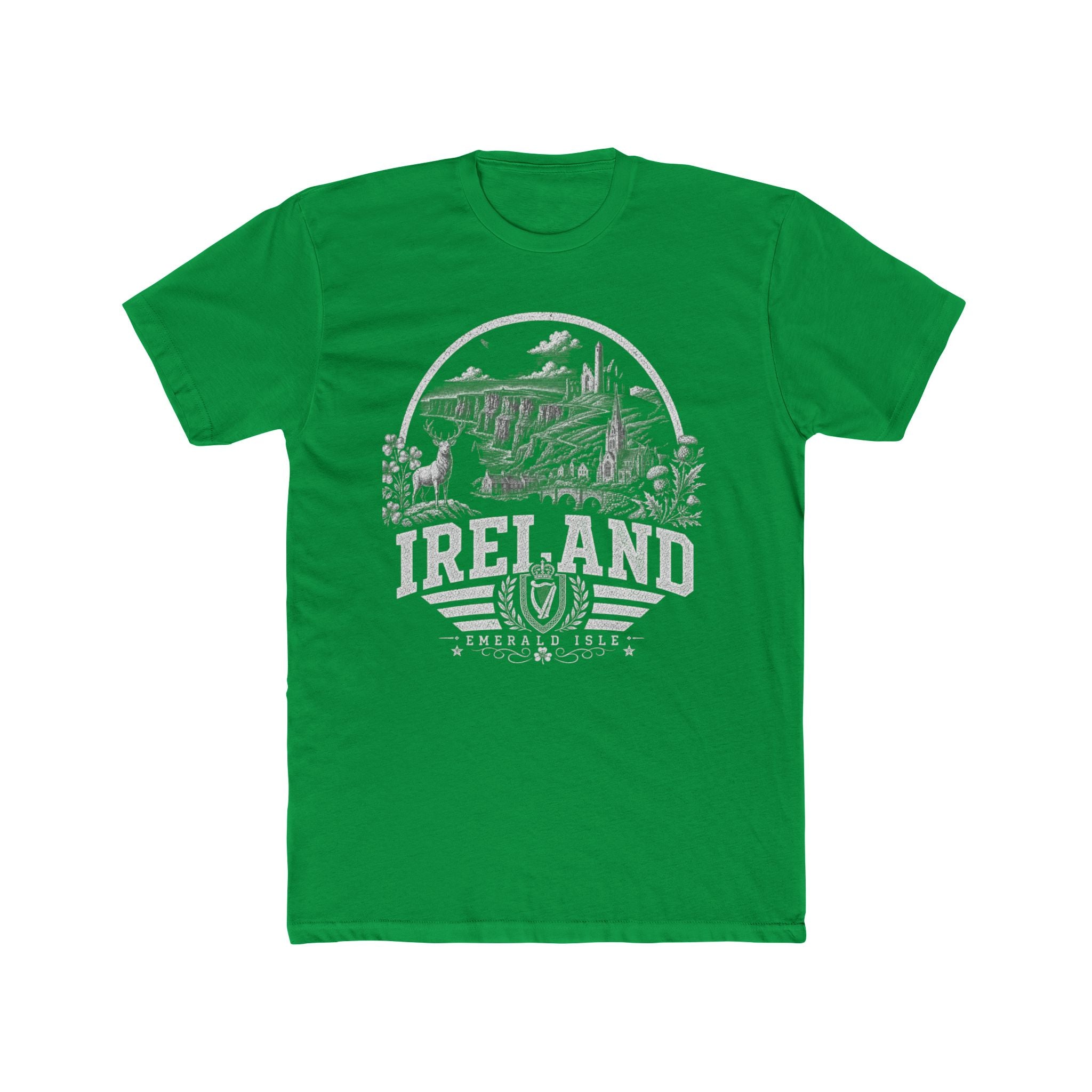 Ireland vintage landmarks men's tee — iconic landmark design | Nameshi Destinations (view 6)