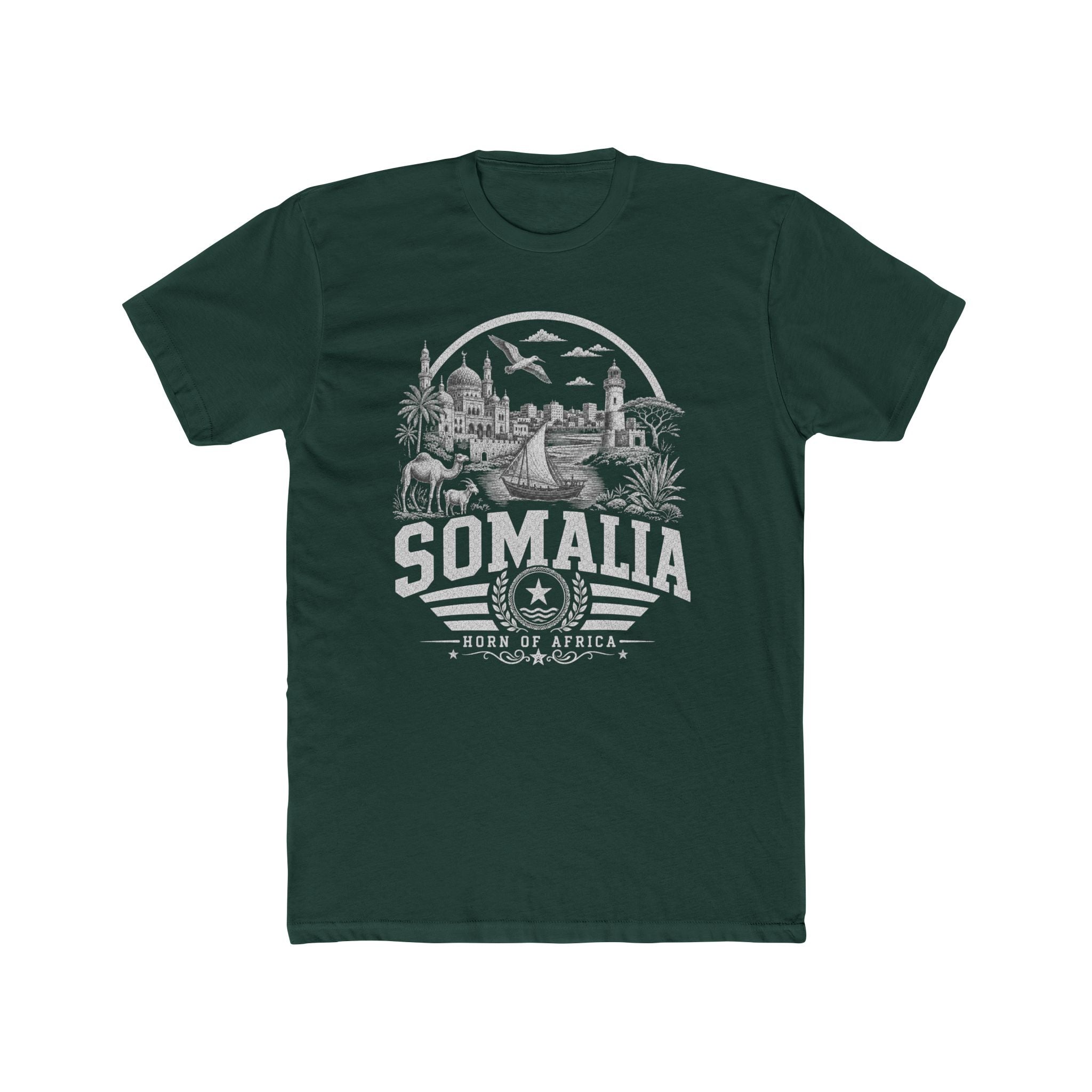Somália Chifre da África Camiseta Masculina