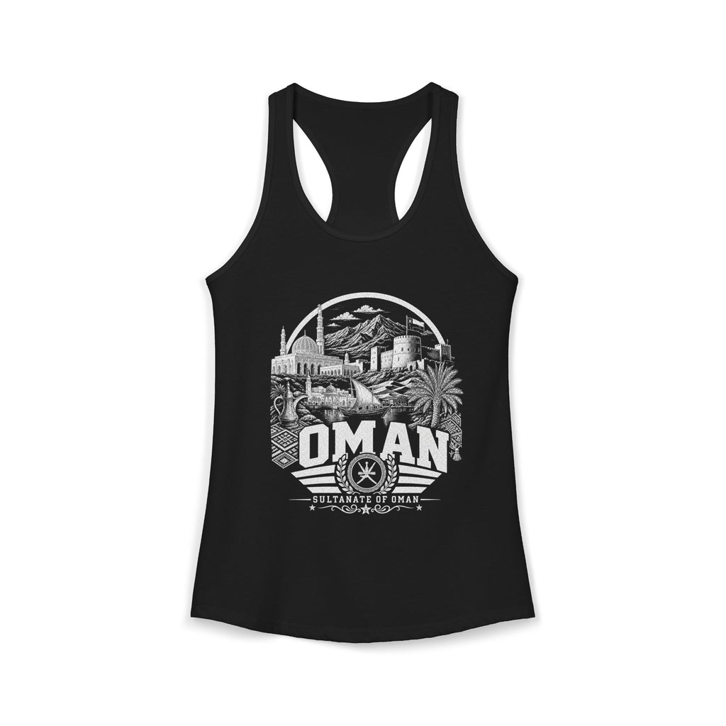 Omán Sultanato de Omán Camiseta sin mangas para mujer